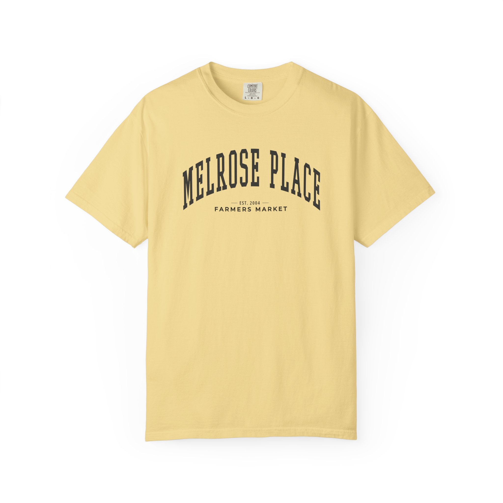 Melrose Place Farmers Market Tee (Large City Text)