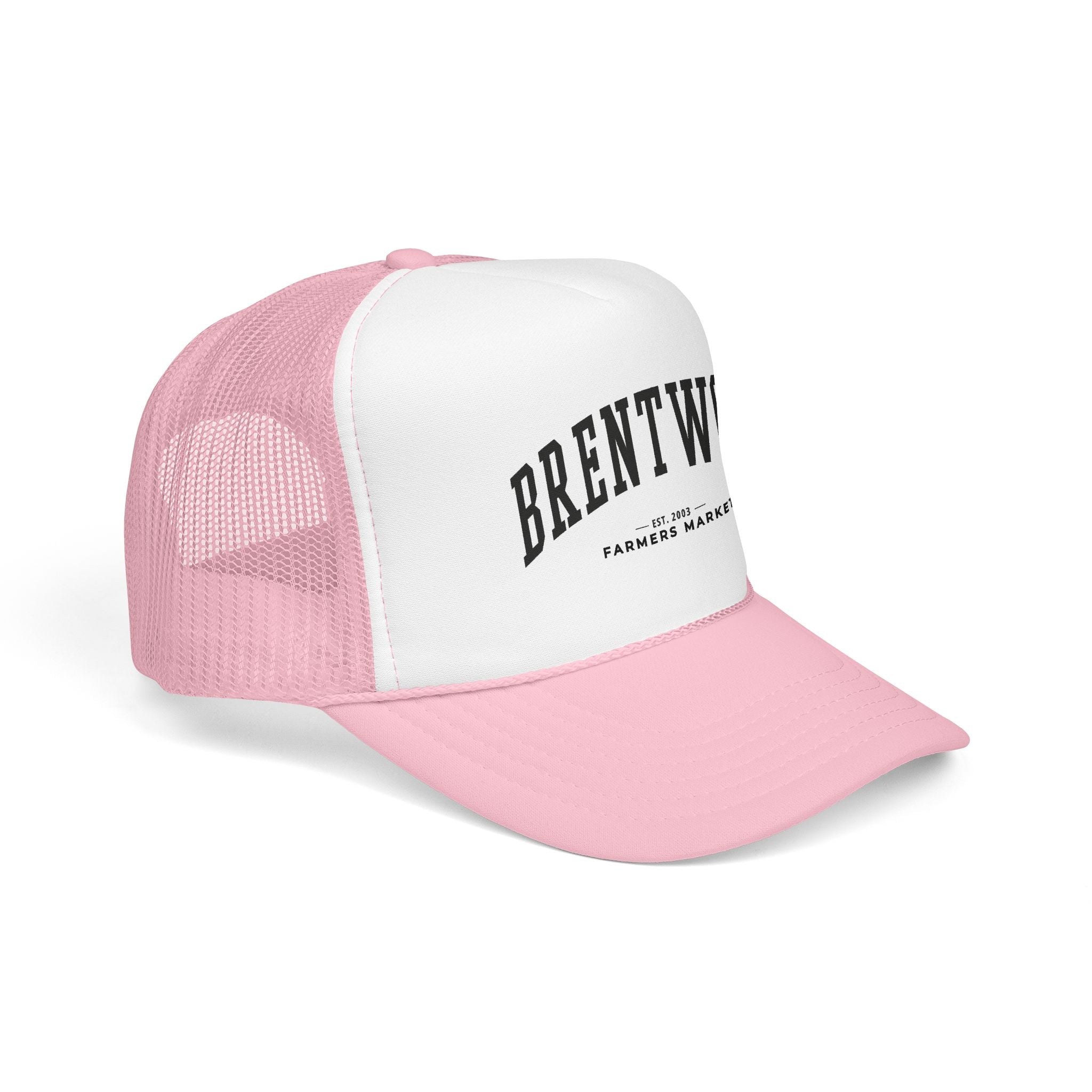 Brentwood Farmers Market Trucker Hat (Large City Text)