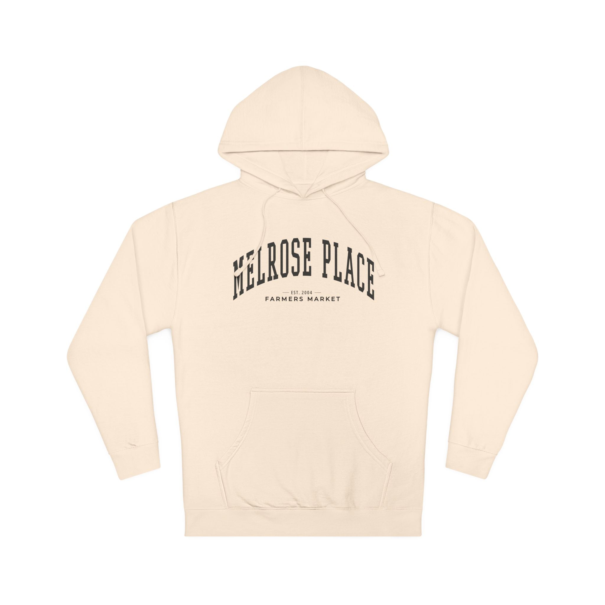 Melrose Place Farmers Market Collegiate Hoodie (Large City Text)