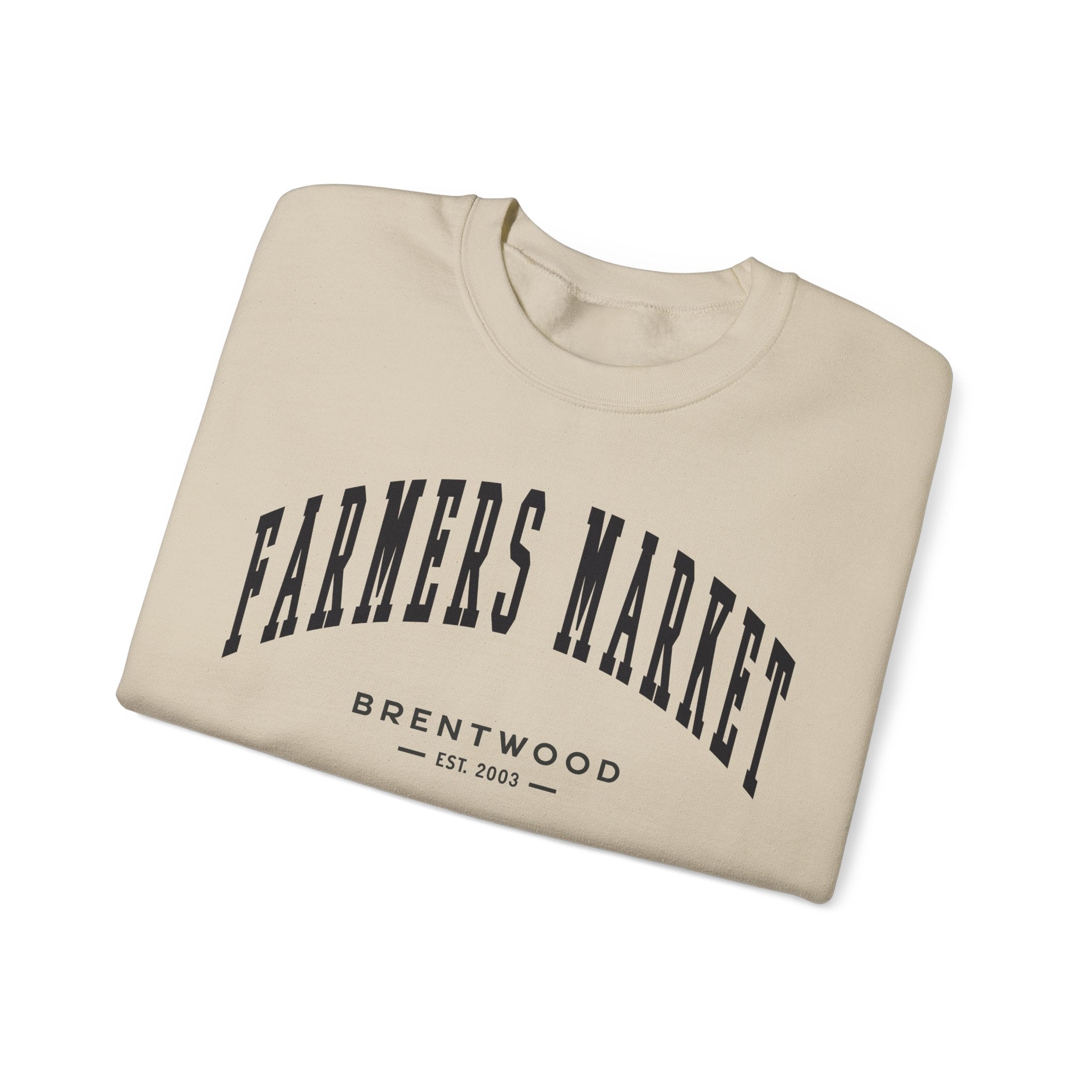 Brentwood Farmers Market Sweatshirt (Small City Text)