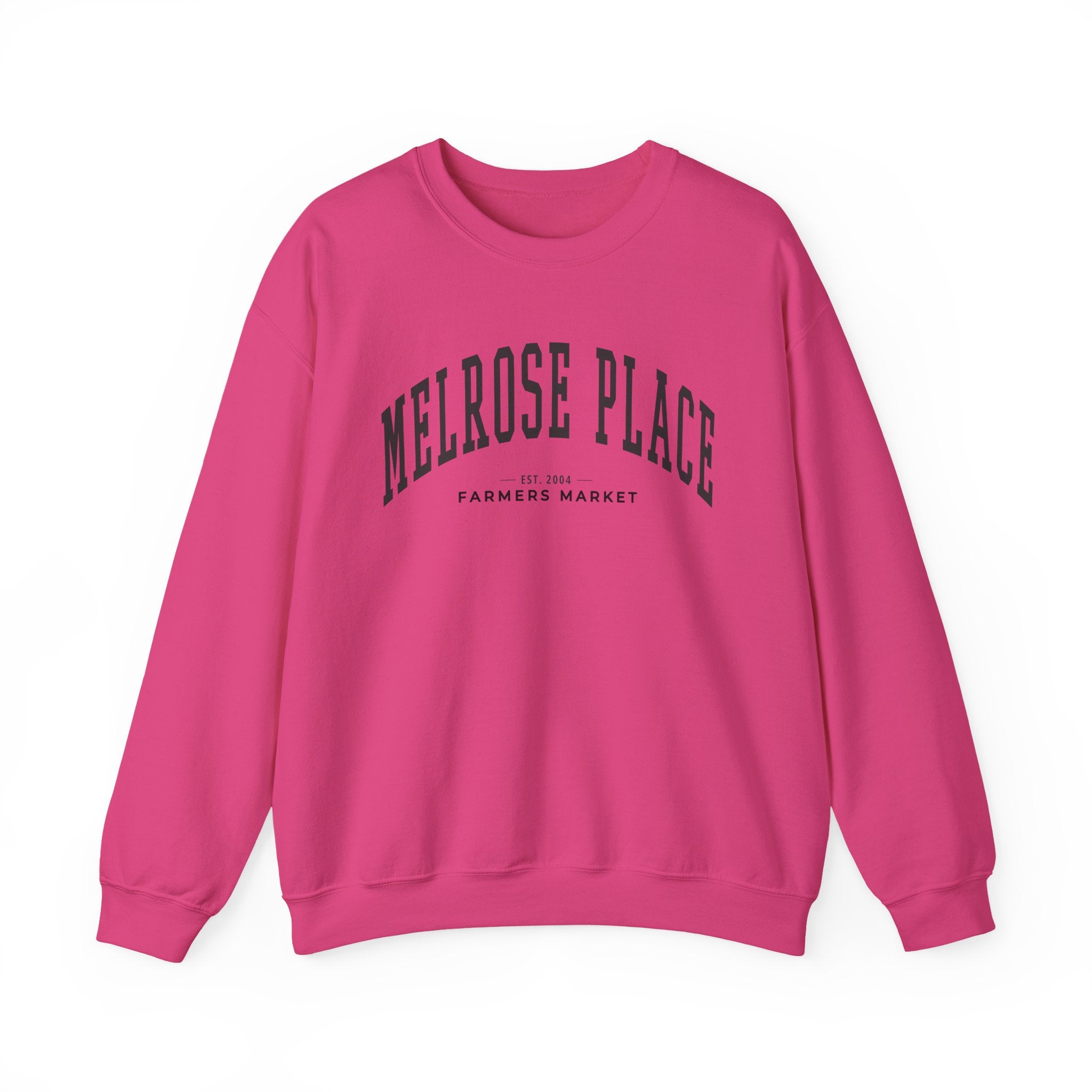 Melrose Place Farmers Market Collegiate Crewneck (Large City Text)