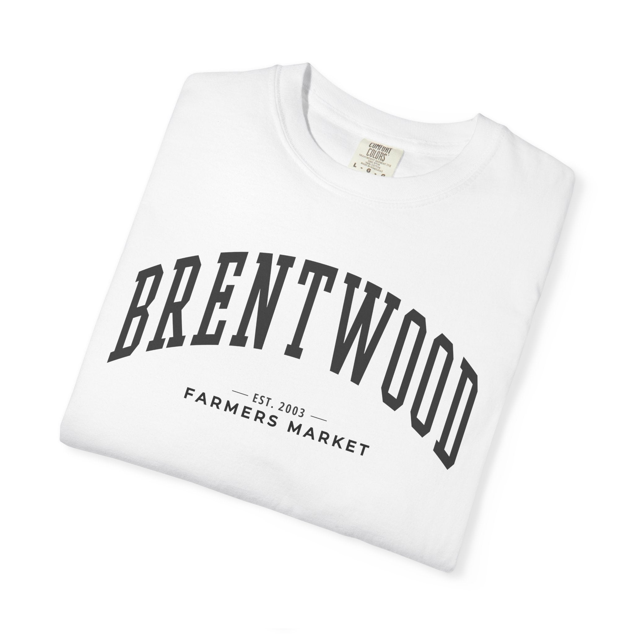 Brentwood Farmers Market Tee (Large City Text)