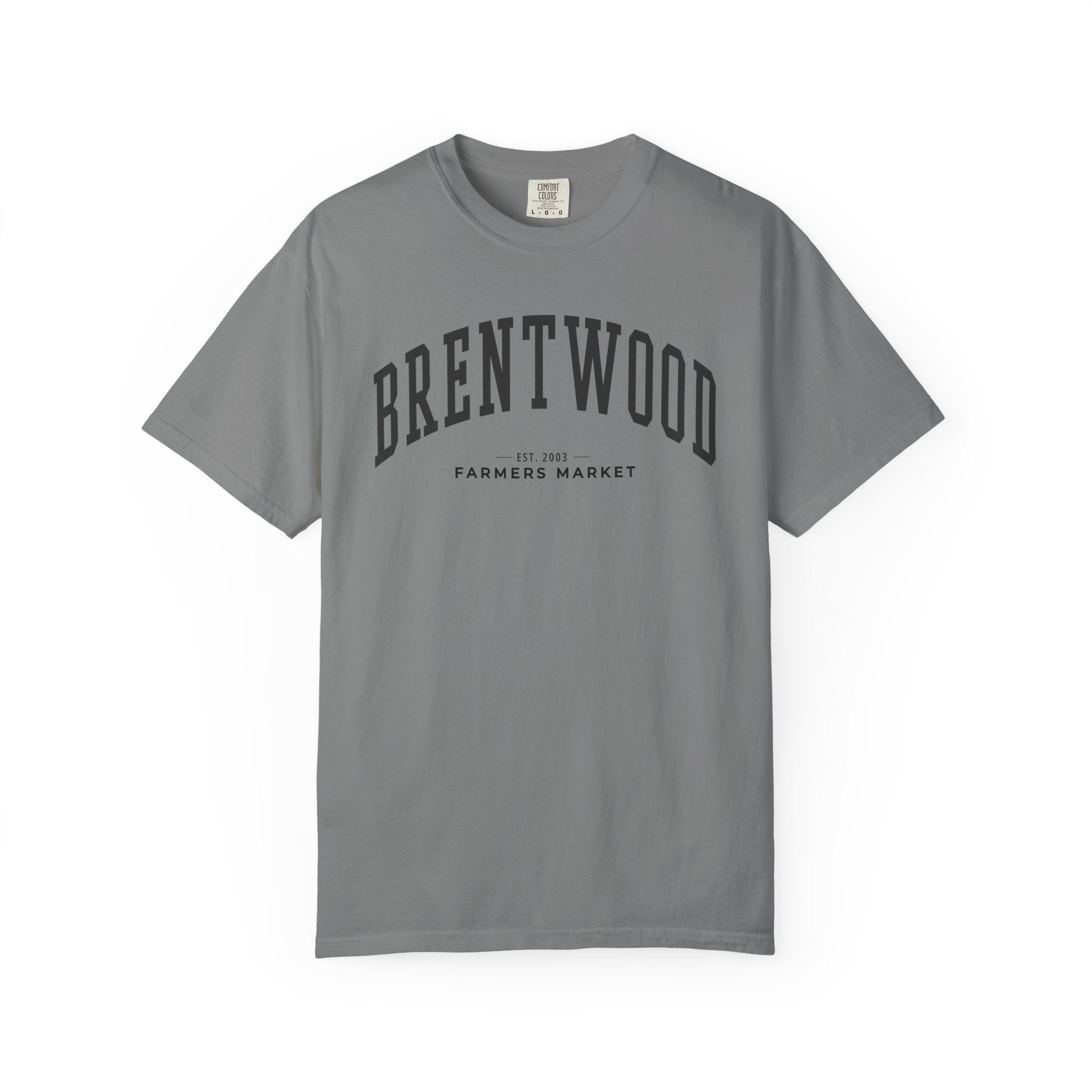 Brentwood Farmers Market Tee (Large City Text)