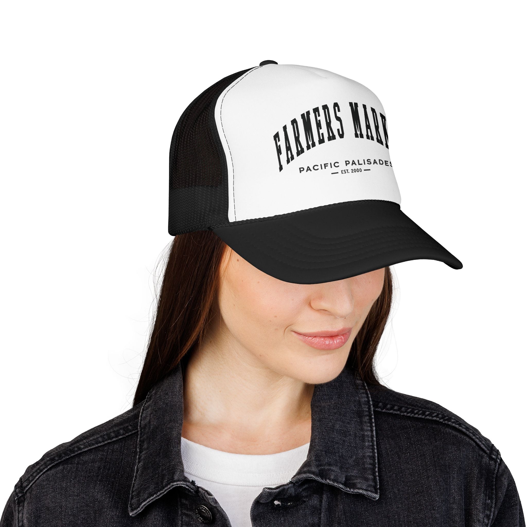 Pacific Palisades Market Trucker Hat (Small City Text)