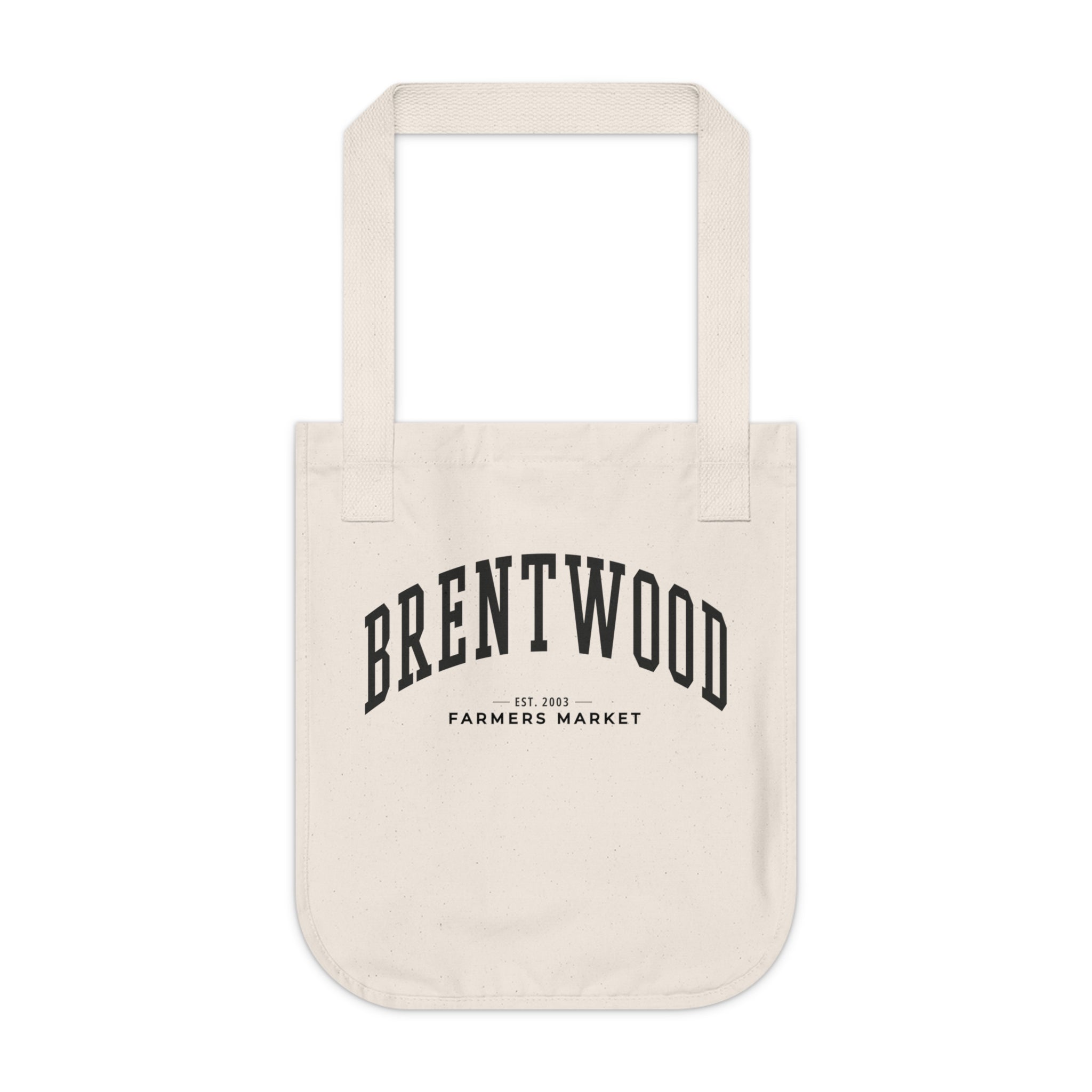 Brentwood Market Tote (Large City Text)