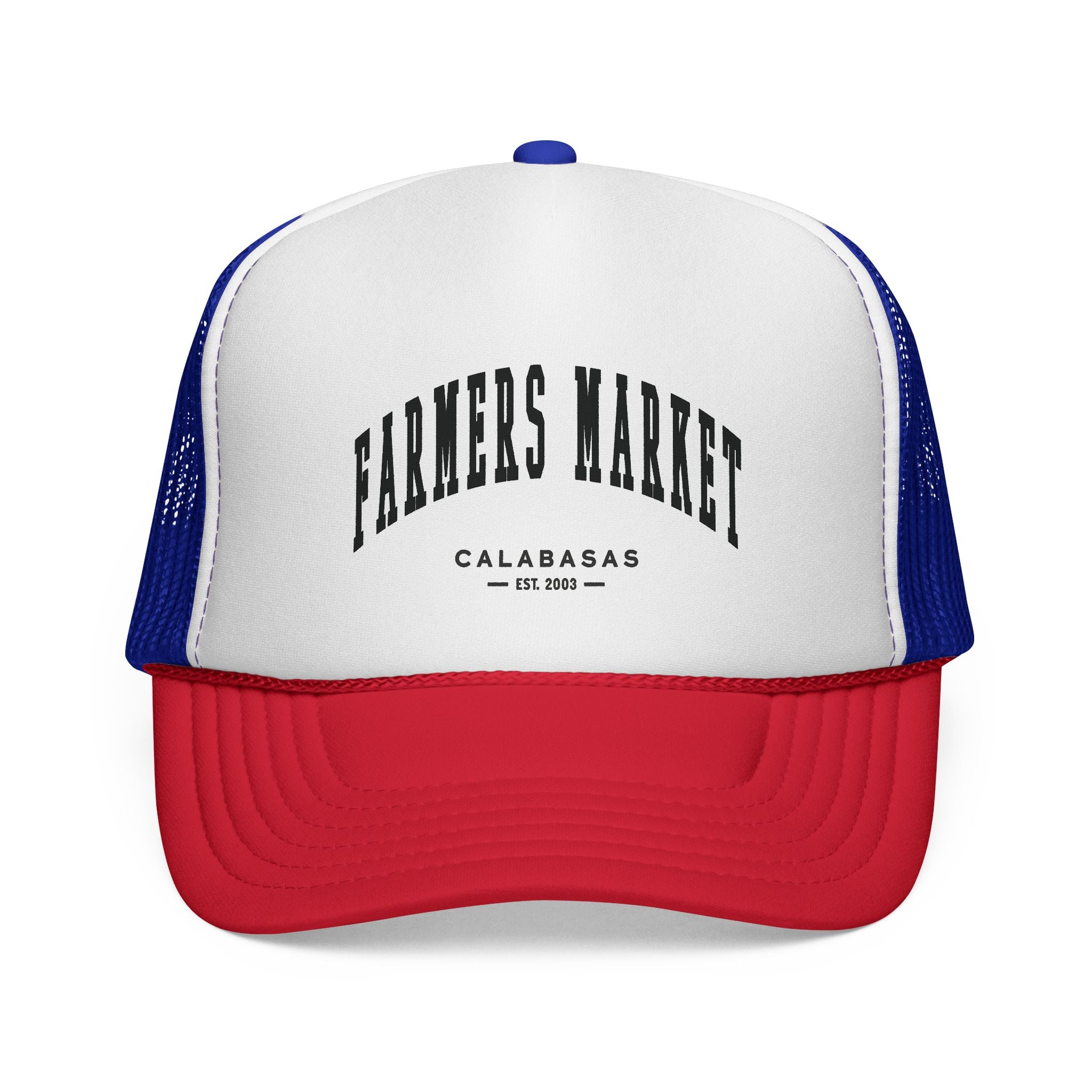 Calabasas Farmers Market Trucker Hat (Small City Text)
