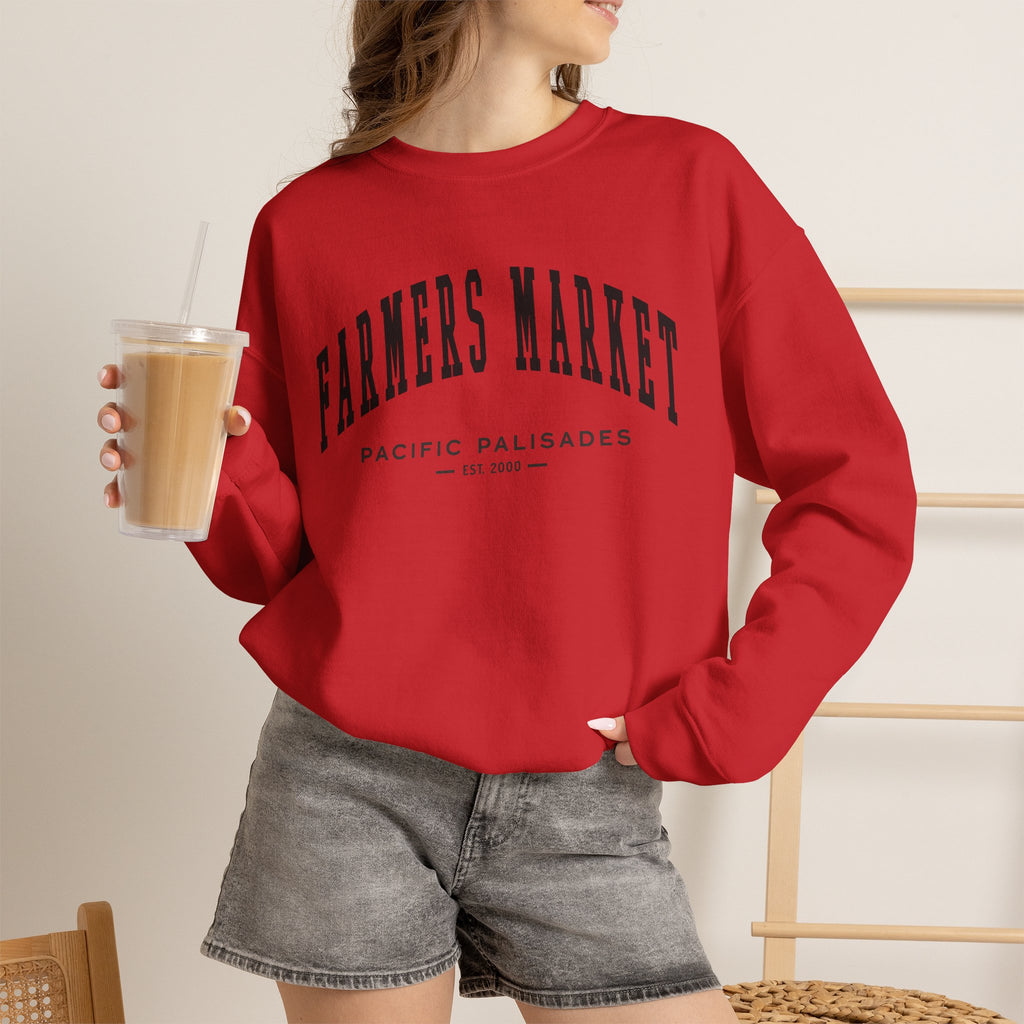 Pacific Palisades Farmers Market Collegiate Sweatshirt (Small City Text)