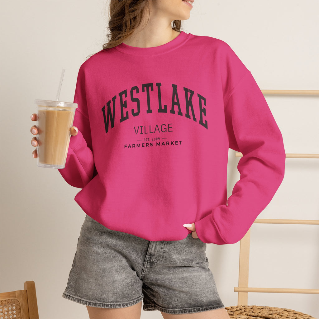 Westlake Village Farmers Market Collegiate Crewneck (Large City Text)