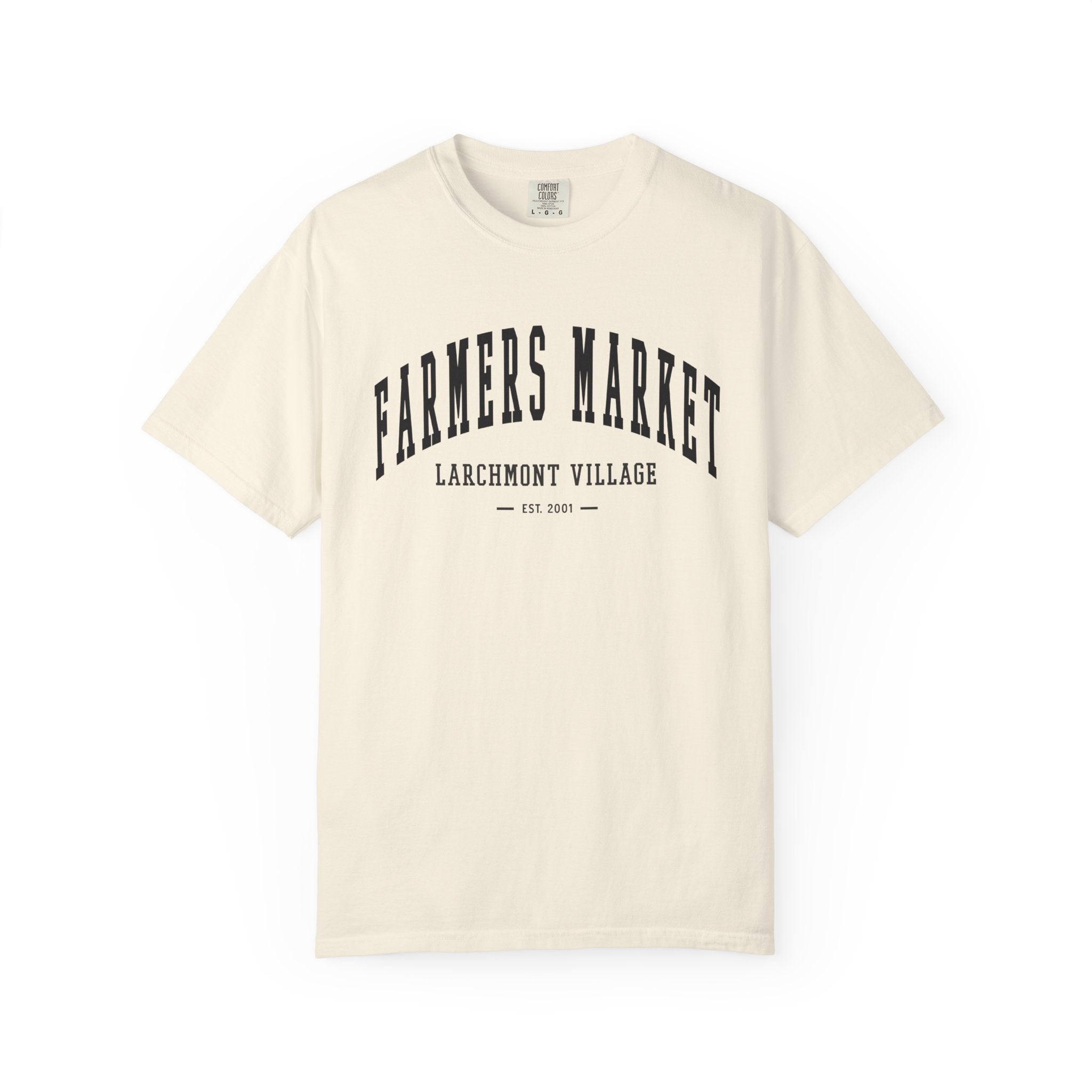 Larchmont Village Farmers Market Tee (Small City Text)