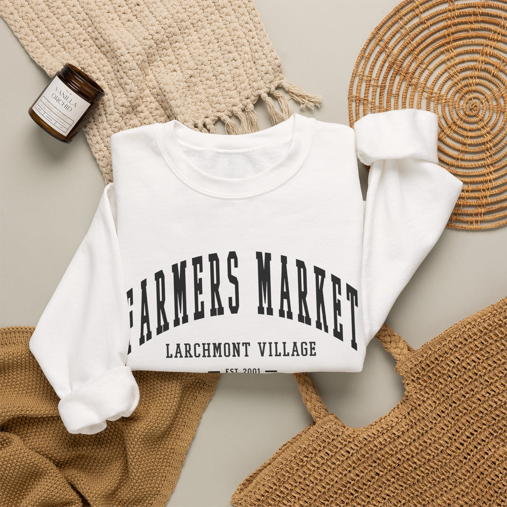 Larchmont Village Farmers Market Sweatshirt (Small City Text)
