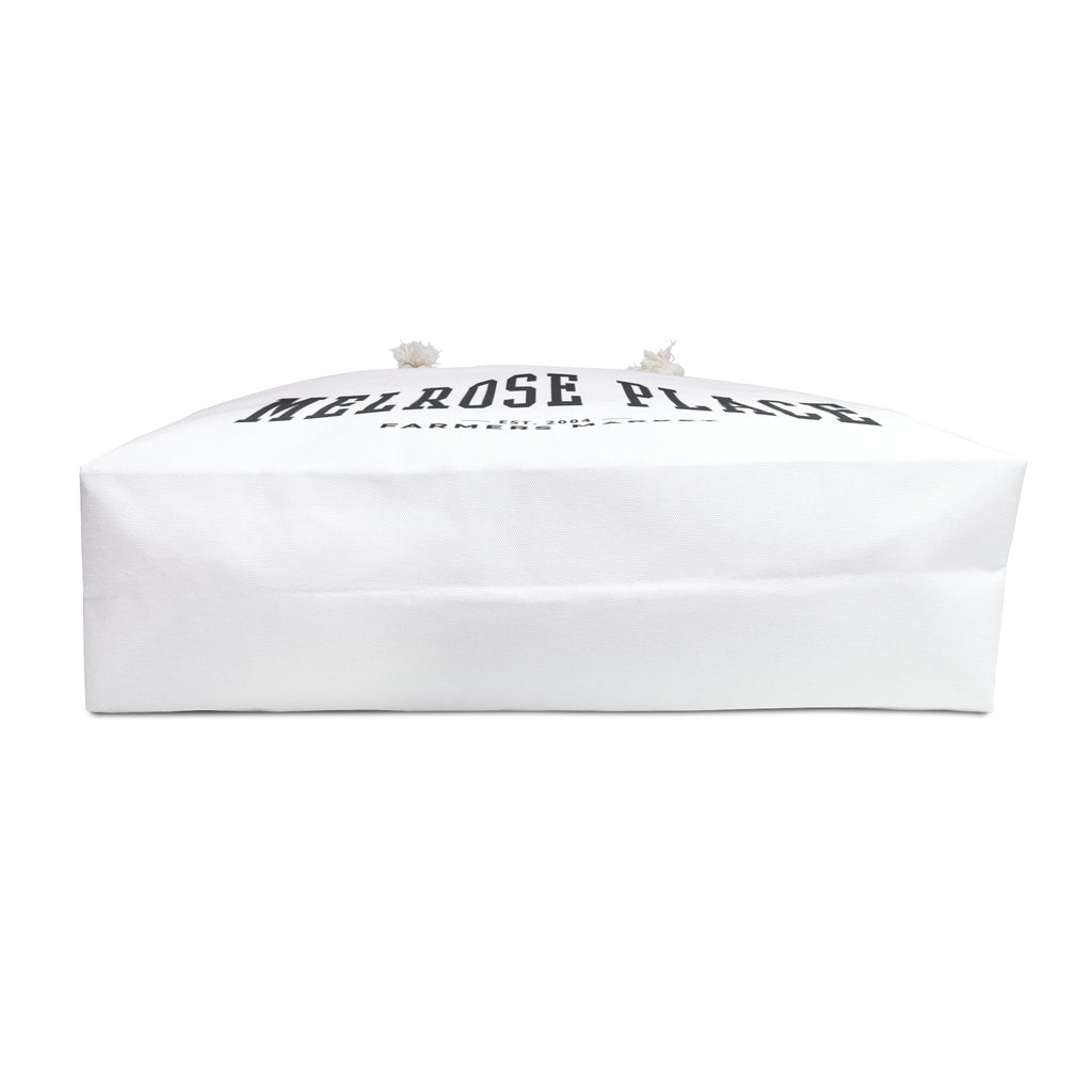 Melrose Place Market Weekender Rope Tote (Large City Text)