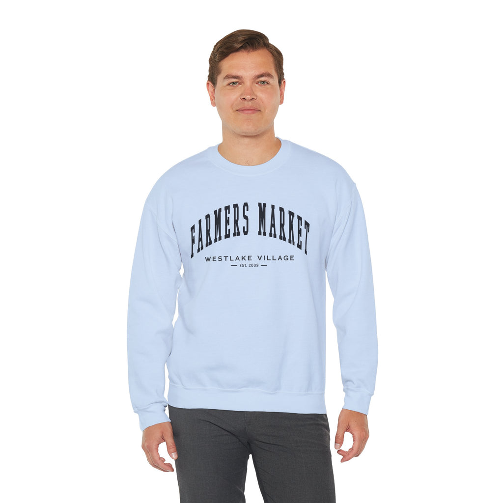 Westlake Village Farmers Market Collegiate Crewneck (Small City Text)