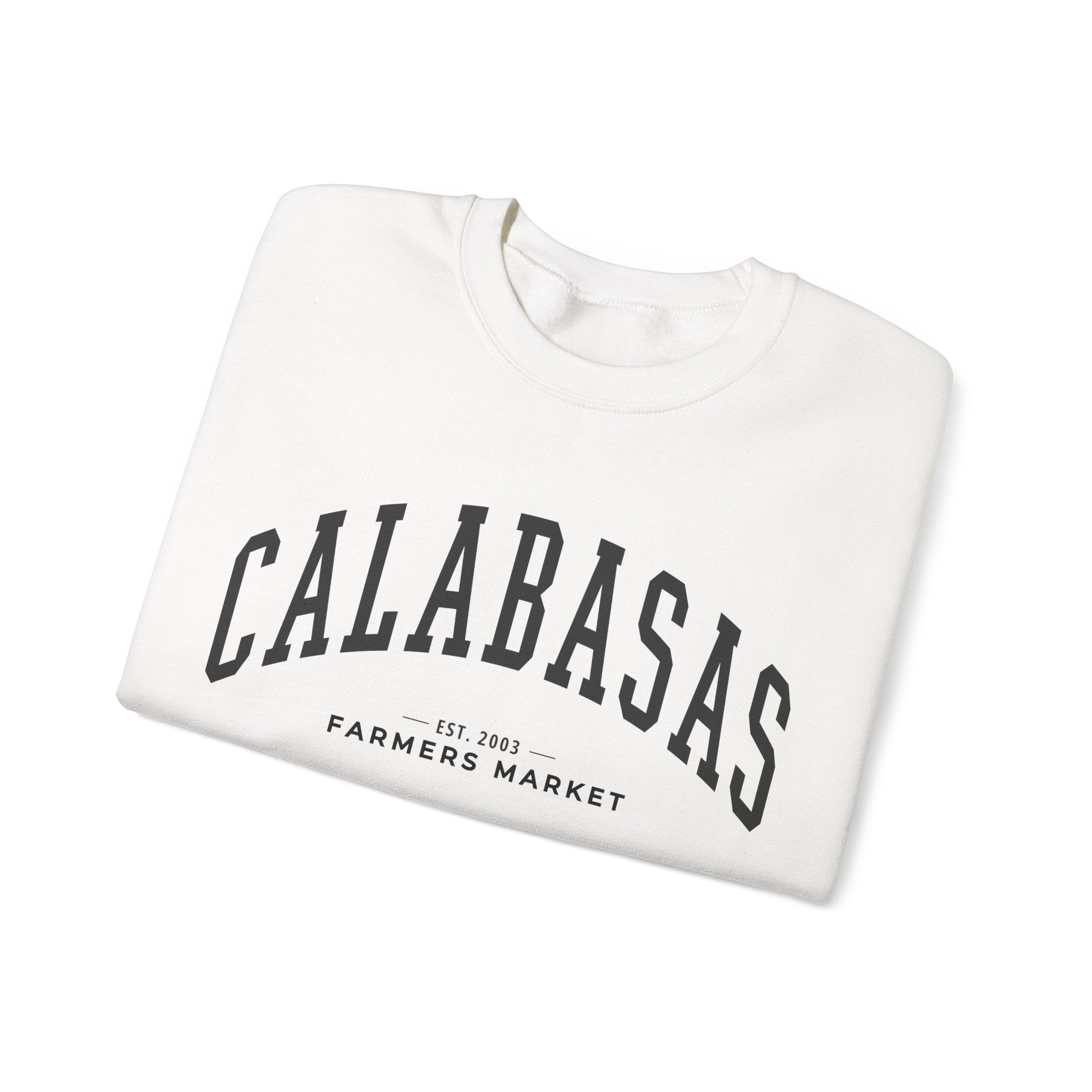 Calabasas Farmers Market Collegiate Crewneck (Large City Text)
