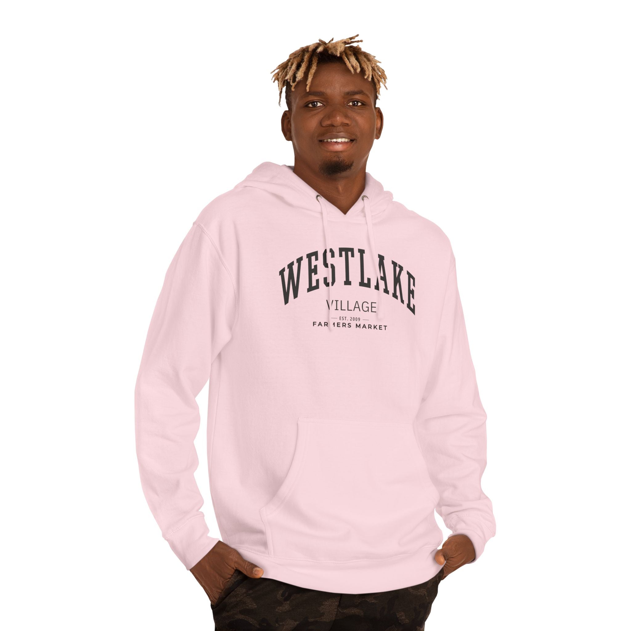Westlake Village Farmers Market Collegiate Hoodie (Large City Text)