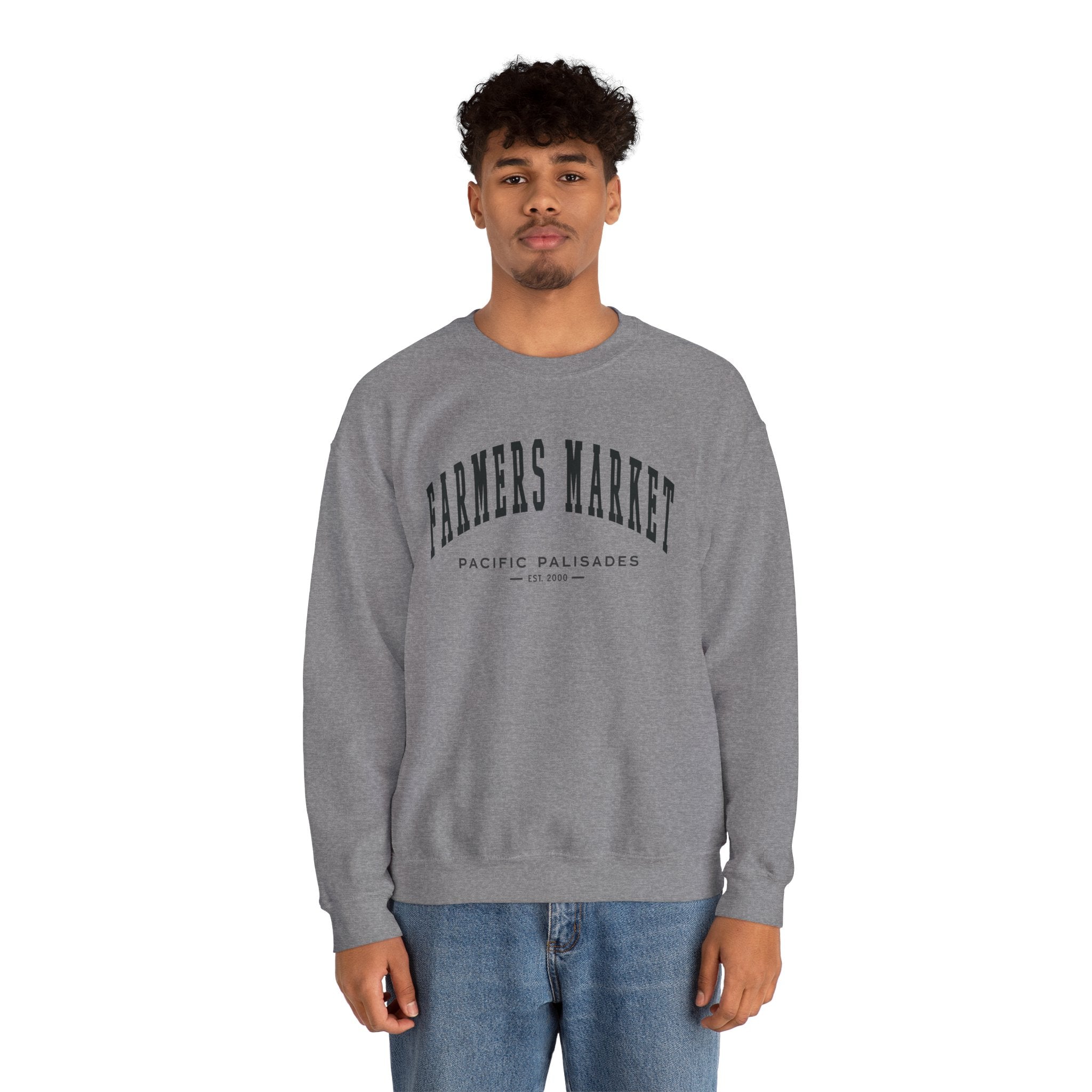 Pacific Palisades Farmers Market Collegiate Sweatshirt (Small City Text)