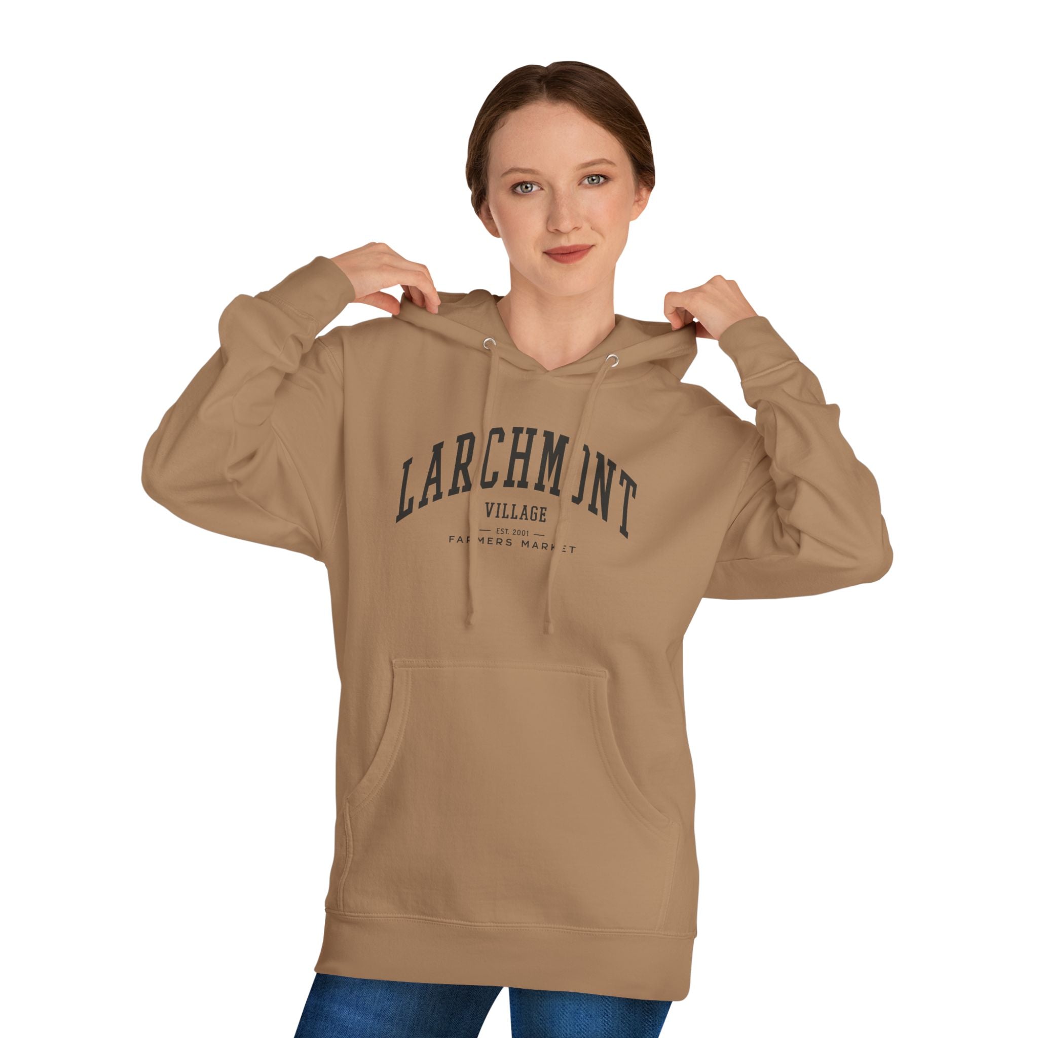 Larchmont Village Farmers Market Hoodie (Large City Text)