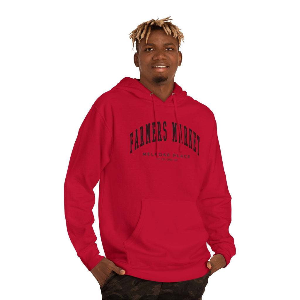 Melrose Place Farmers Market Collegiate Hoodie (Small City Text)