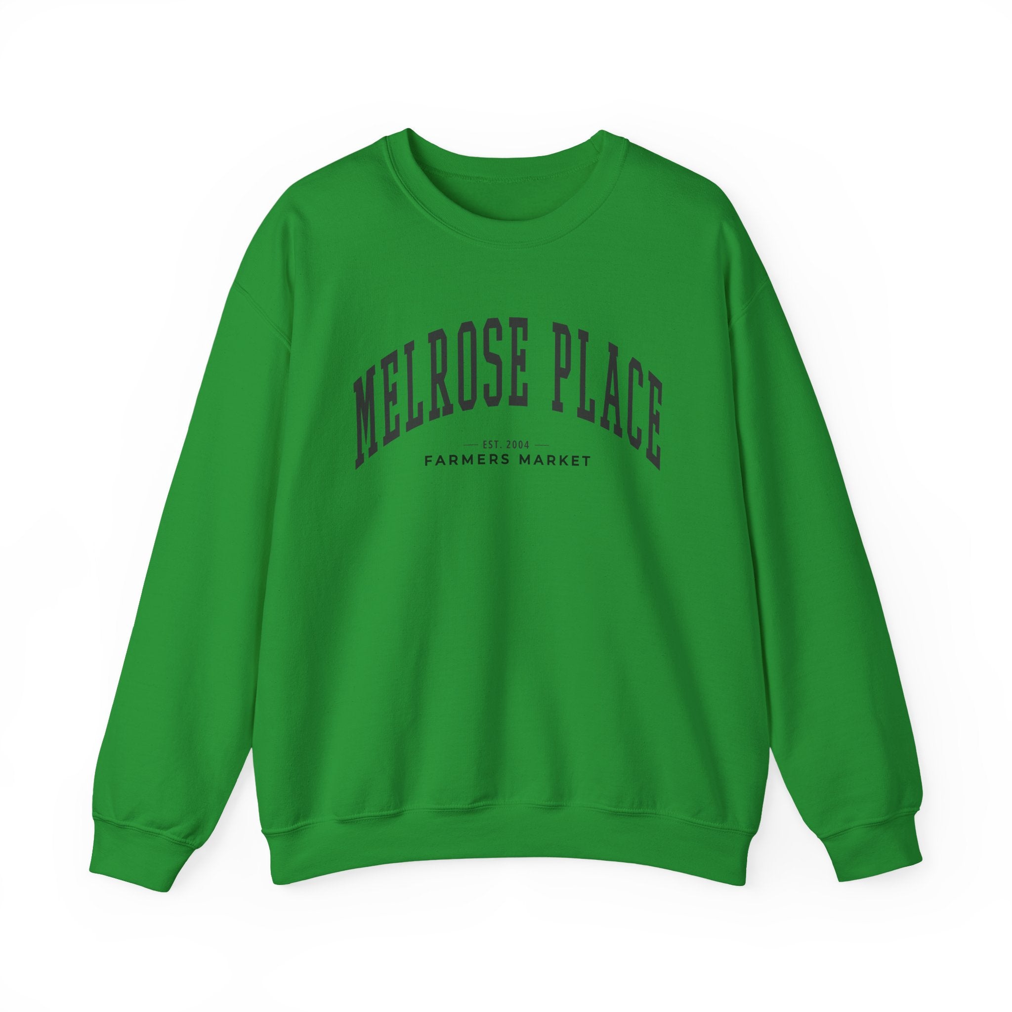 Melrose Place Farmers Market Collegiate Crewneck (Large City Text)