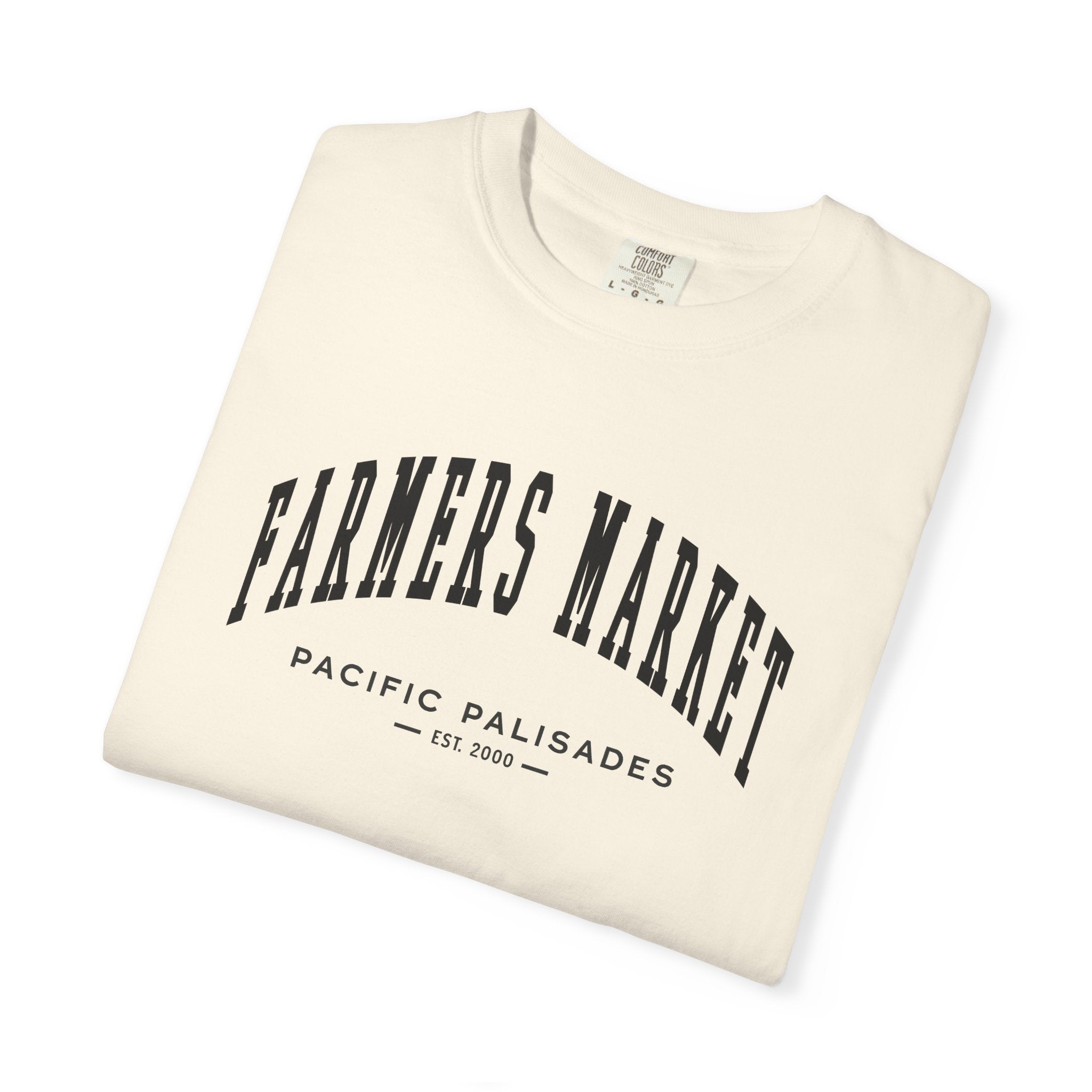 Pacific Palisades Farmers Market Collegiate Crewneck (Small City Text)