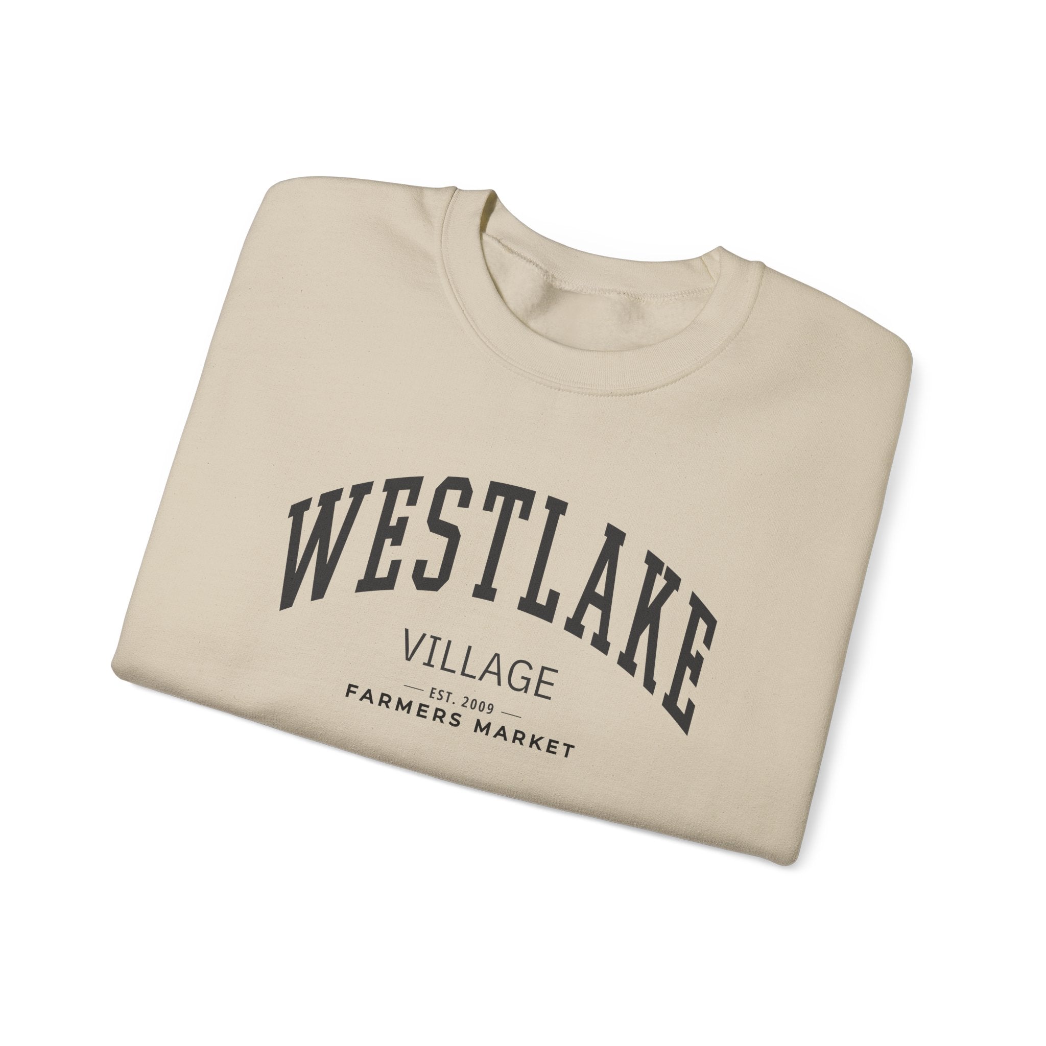 Westlake Village Farmers Market Collegiate Crewneck (Large City Text)