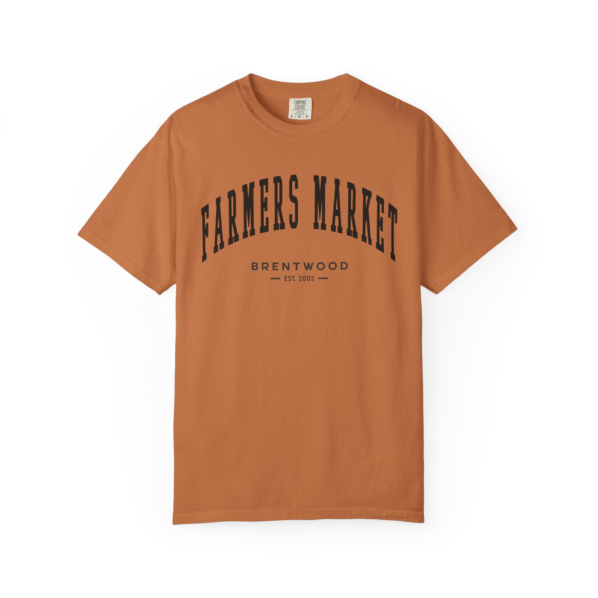 Brentwood Farmers Market Tee (Small City Text)