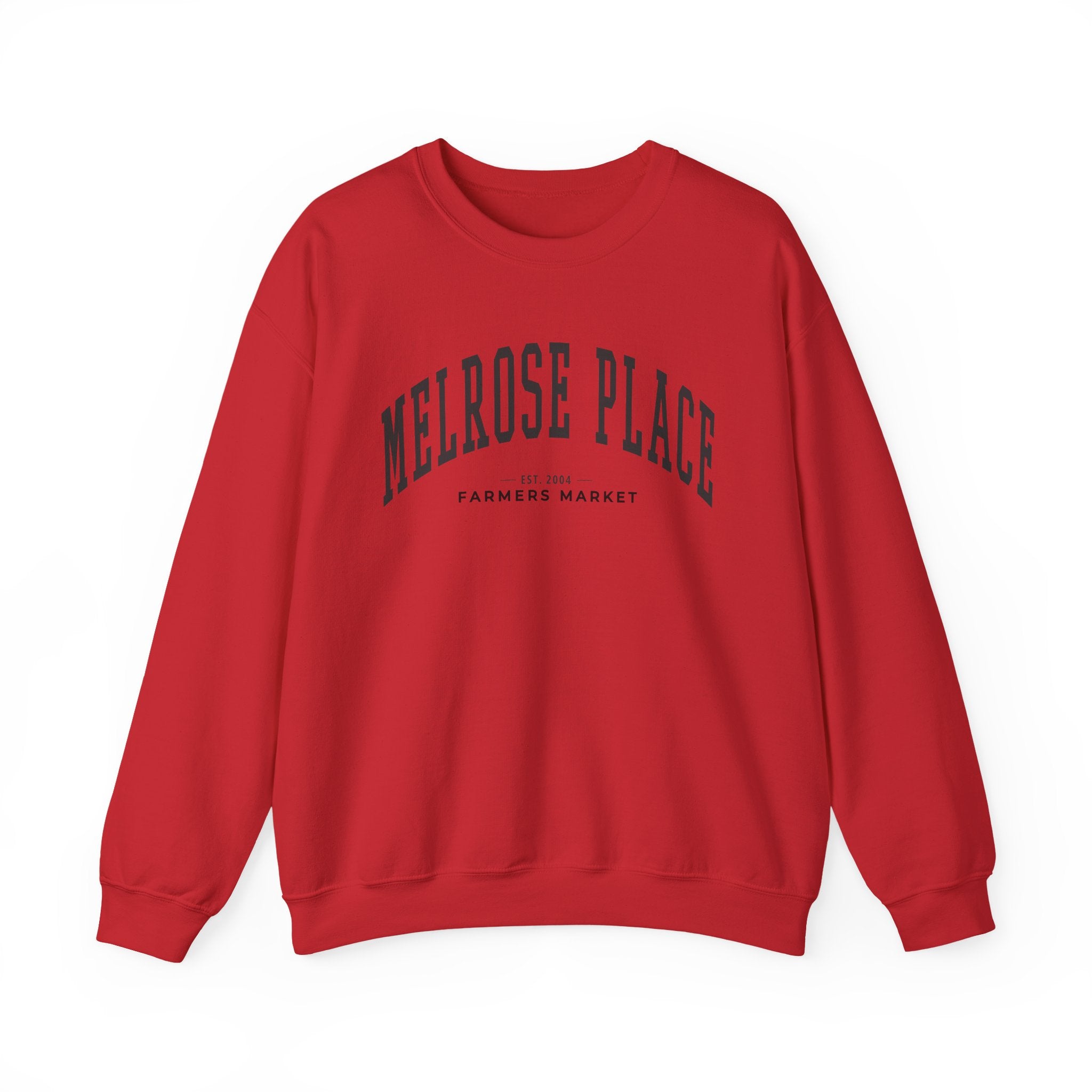 Melrose Place Farmers Market Collegiate Crewneck (Large City Text)
