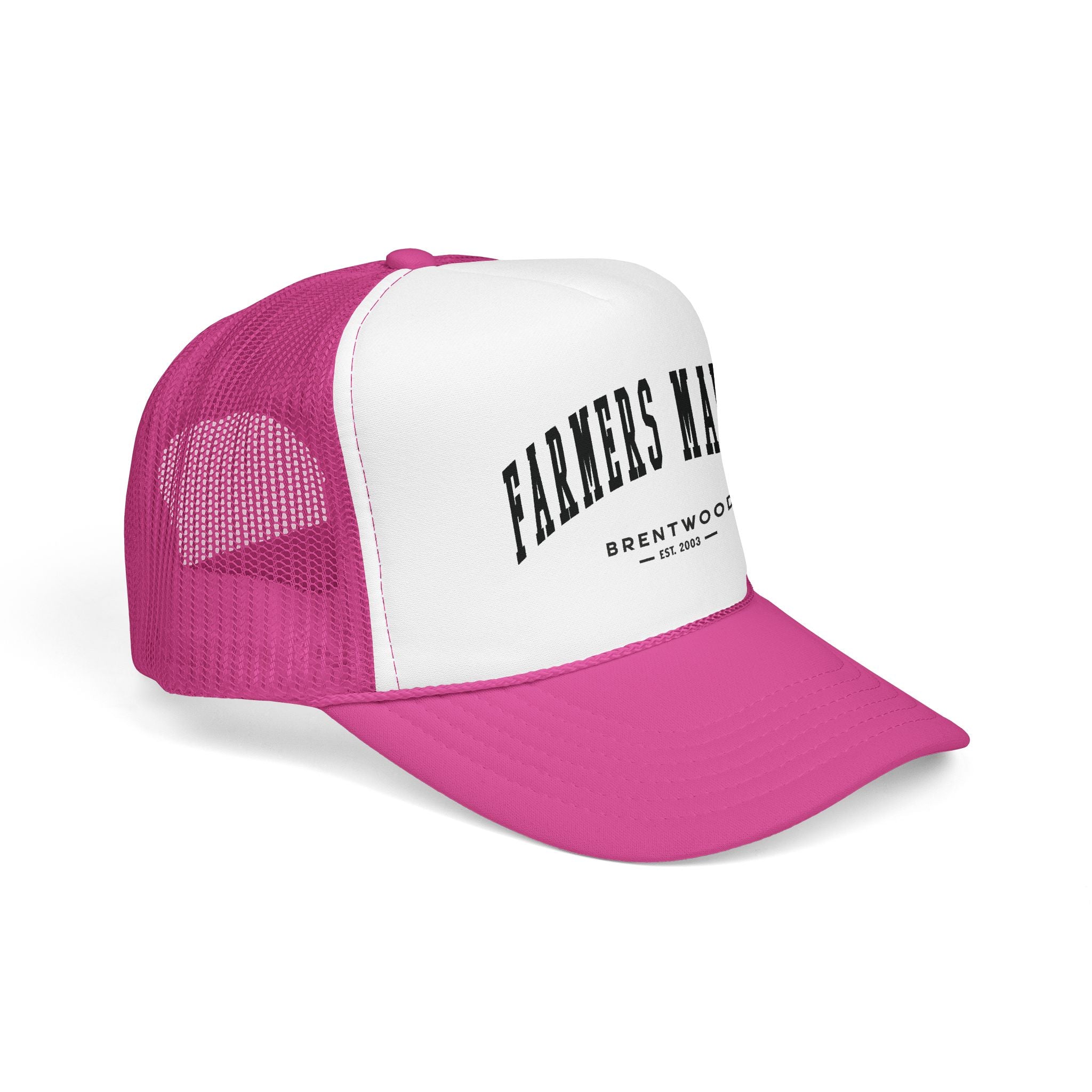 Brentwood Farmers Market Trucker Hat (Small City Text)