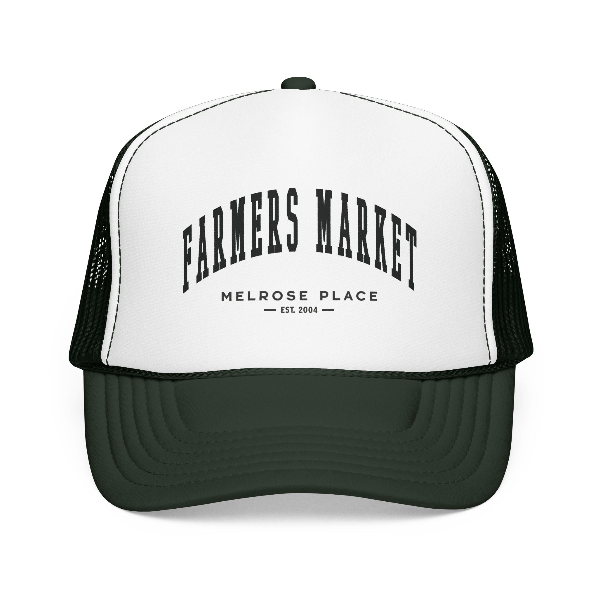 Melrose Place Market Trucker Hat (Small City Text)