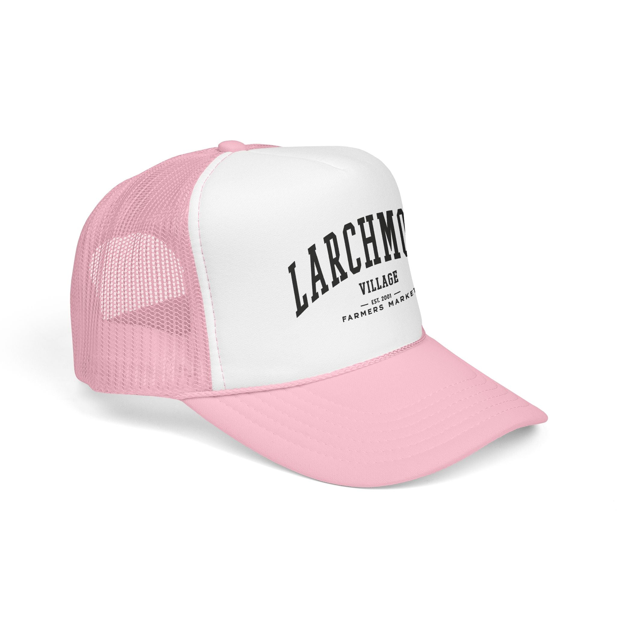 Larchmont Village Market Trucker Hat (Large City Text)