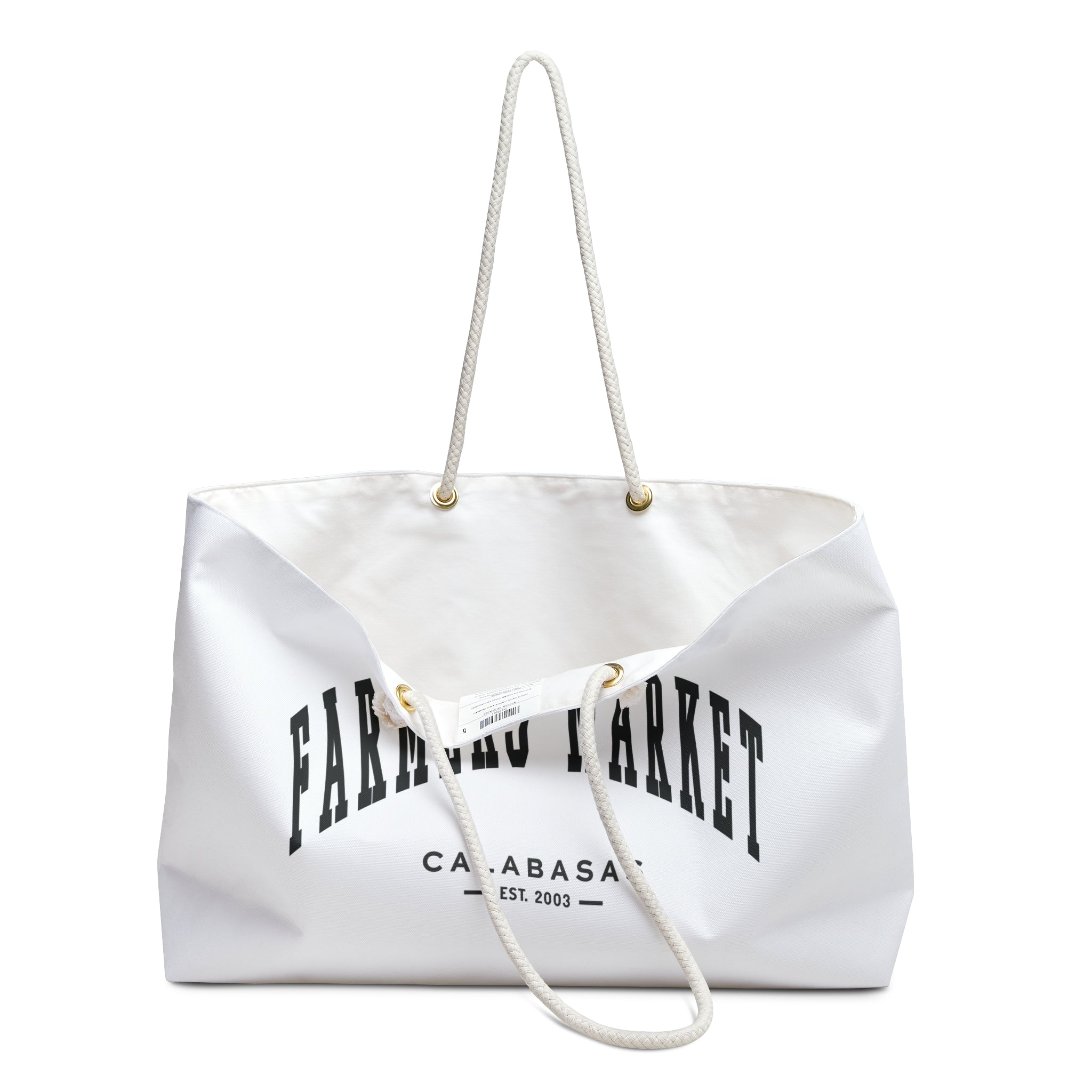 Calabasas Weekender Tote (Small City Text)