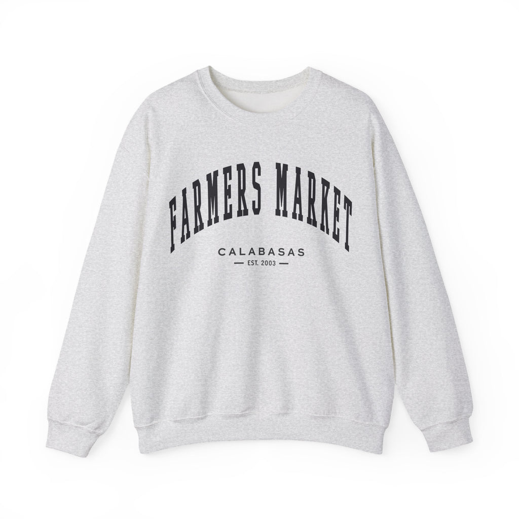 Calabasas Farmers Market Collegiate Crewneck (Small City Text)