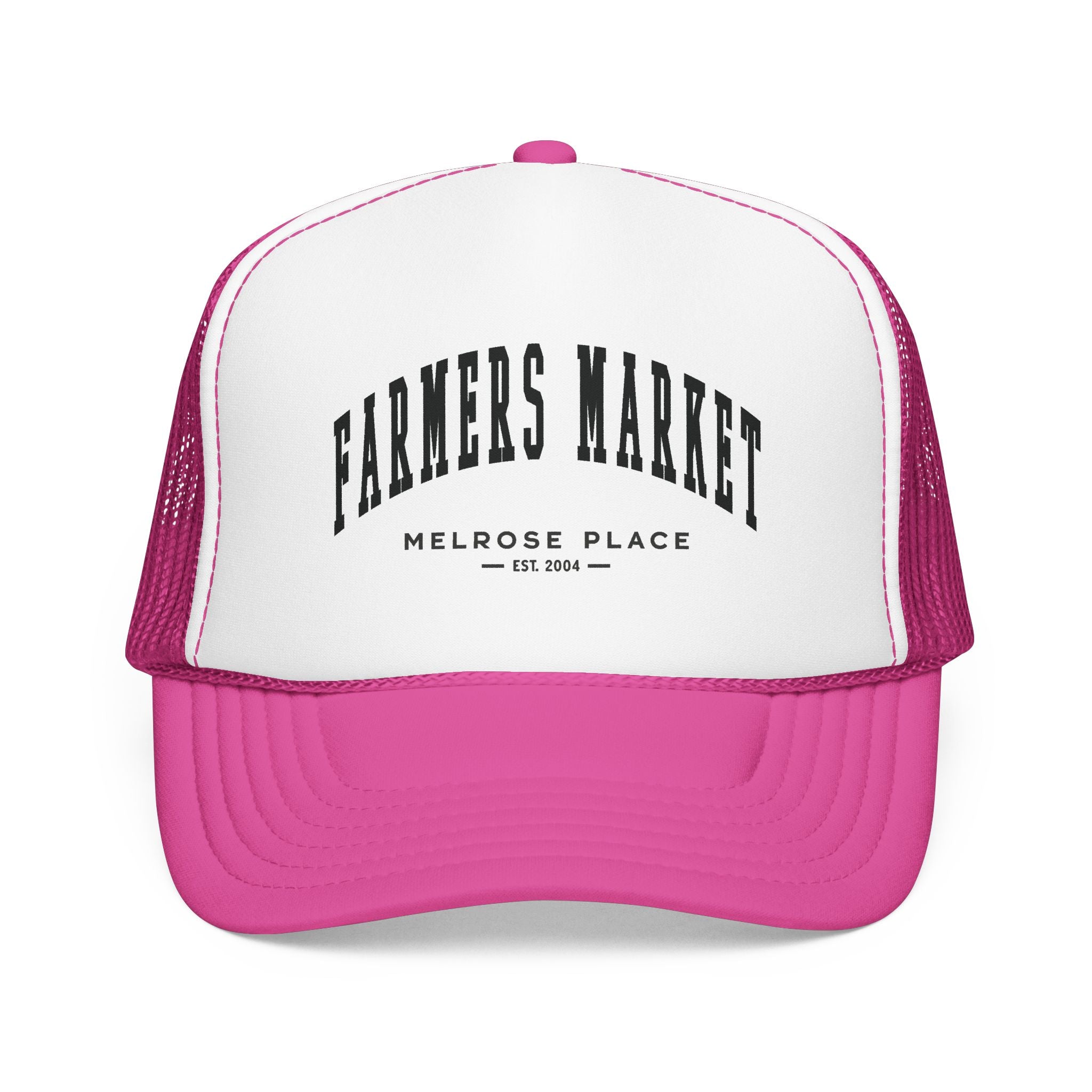 Melrose Place Market Trucker Hat (Small City Text)