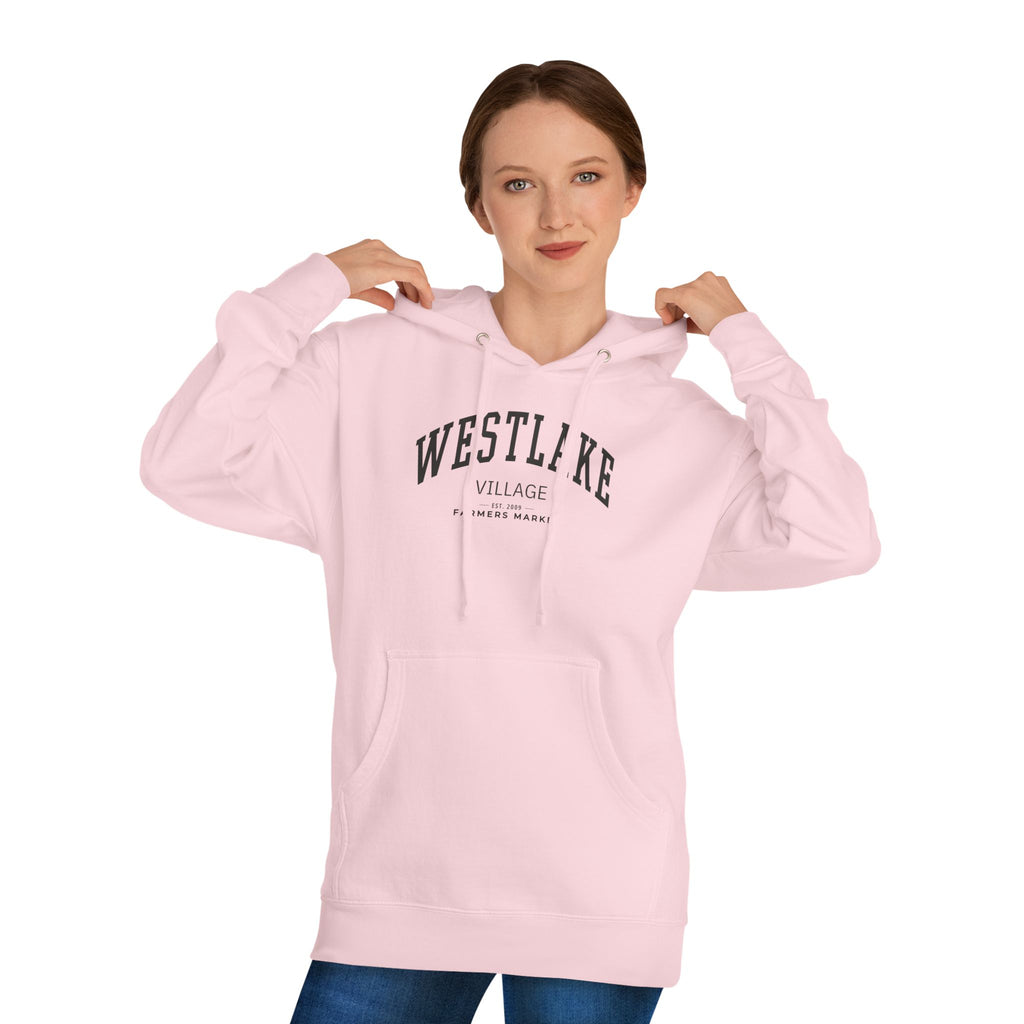 Westlake Village Farmers Market Collegiate Hoodie (Large City Text)