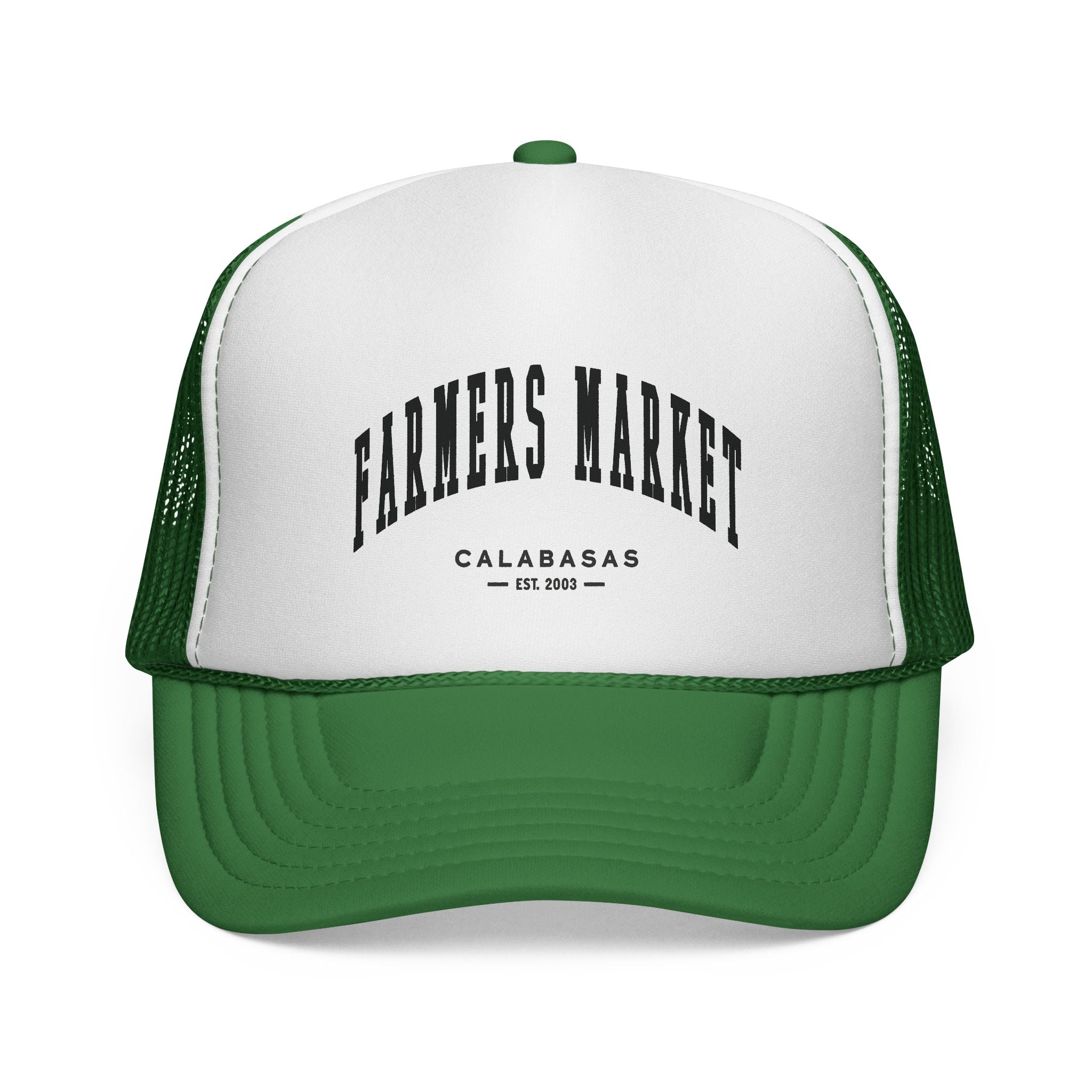 Calabasas Farmers Market Trucker Hat (Small City Text)