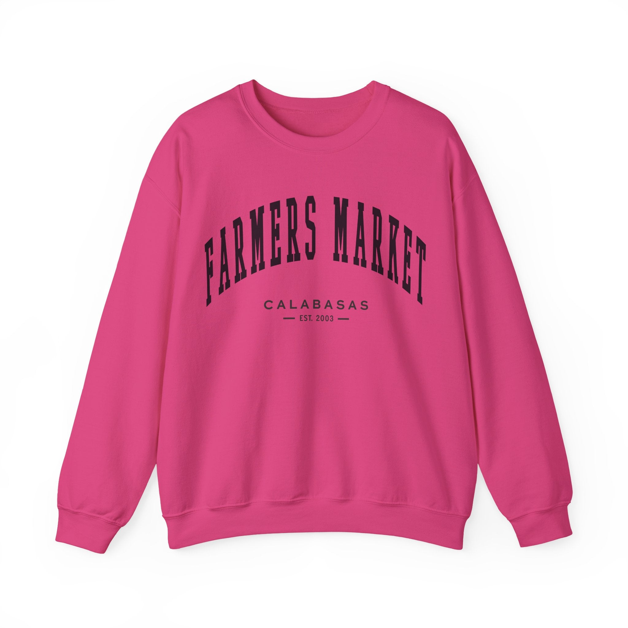 Calabasas Farmers Market Collegiate Crewneck (Small City Text)