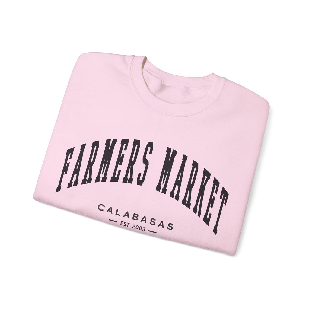 Calabasas Farmers Market Collegiate Crewneck (Small City Text)