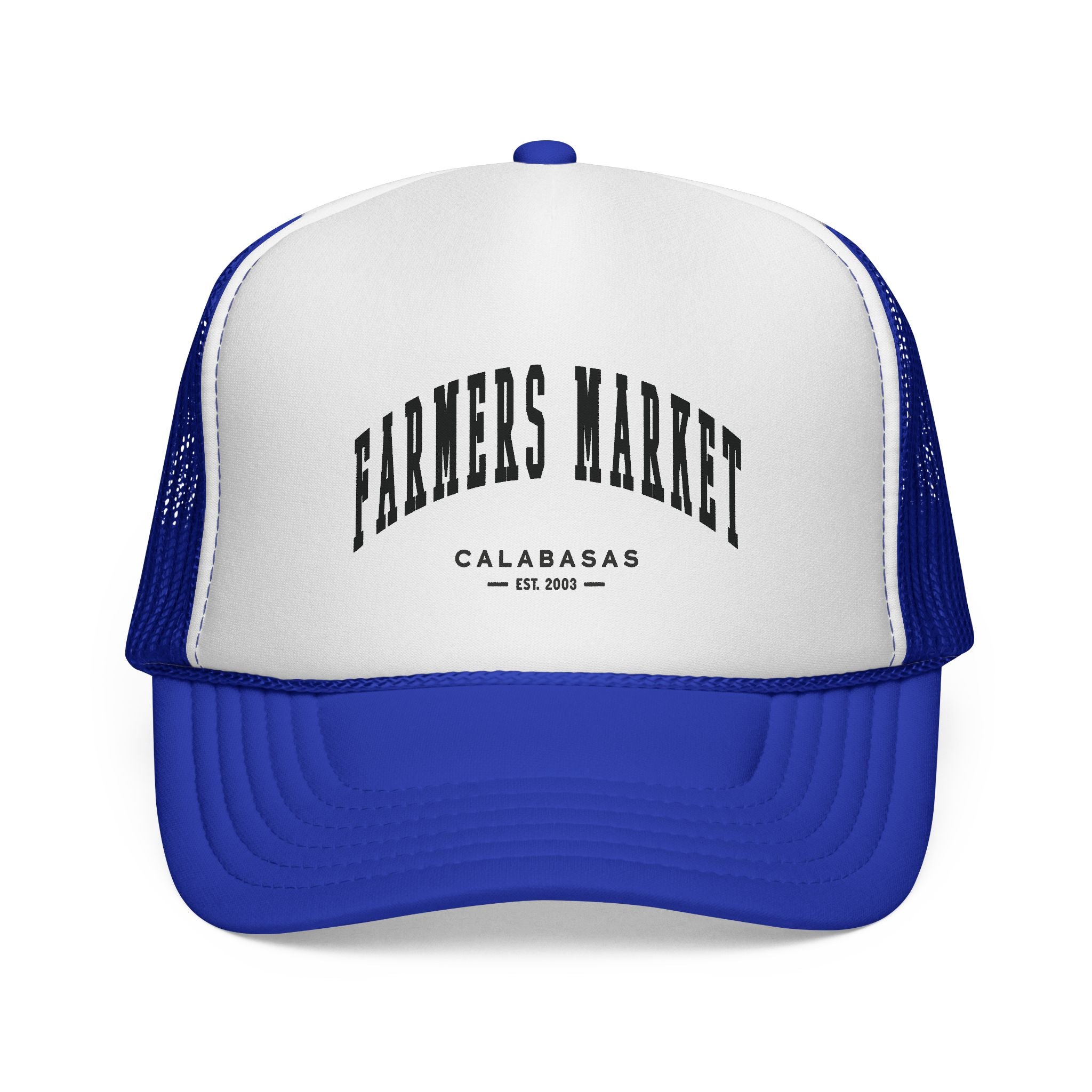 Calabasas Farmers Market Trucker Hat (Small City Text)