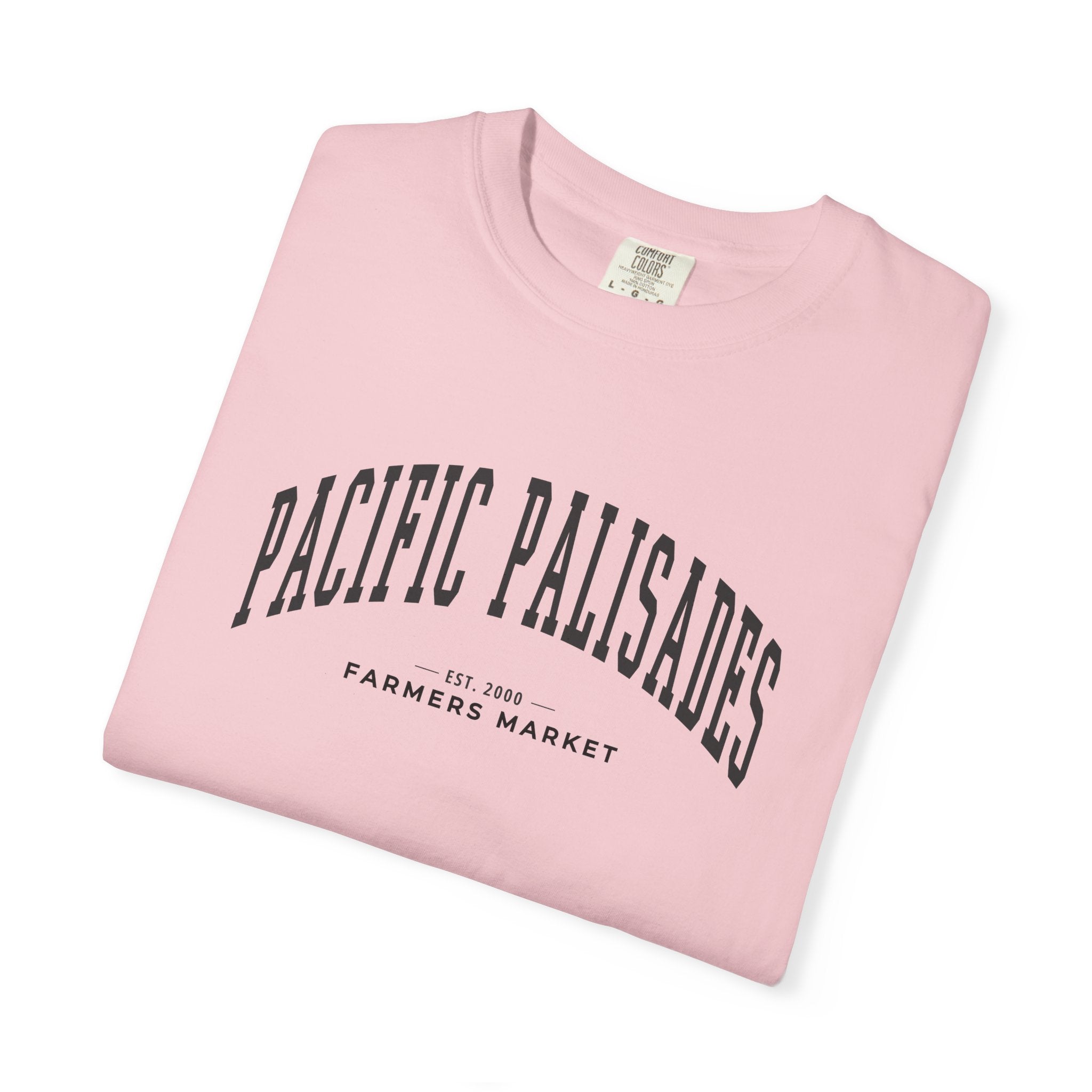 Pacific Palisades Farmers Market Tee (Large City Text)