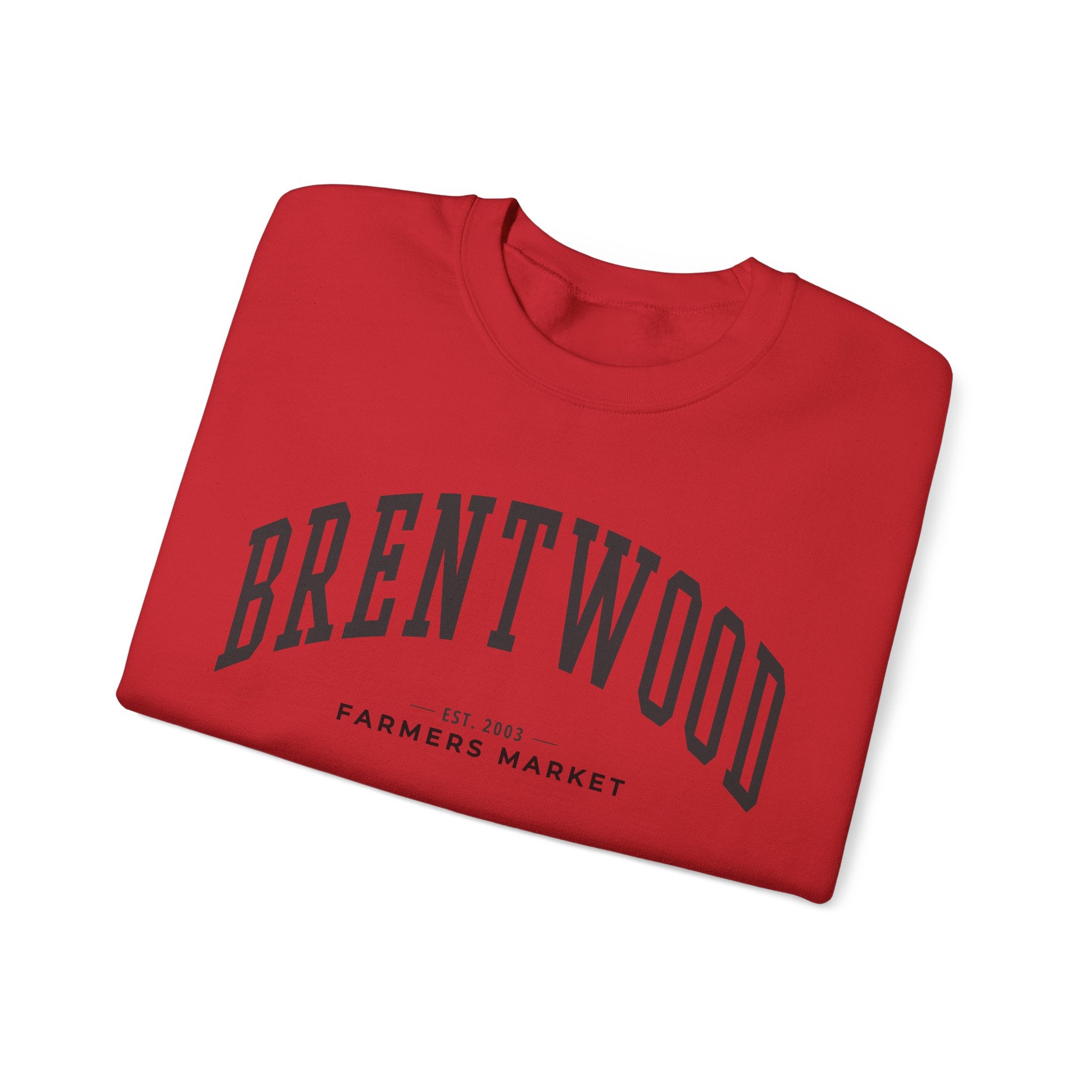 Brentwood Farmers Market Sweatshirt (Large City Text)