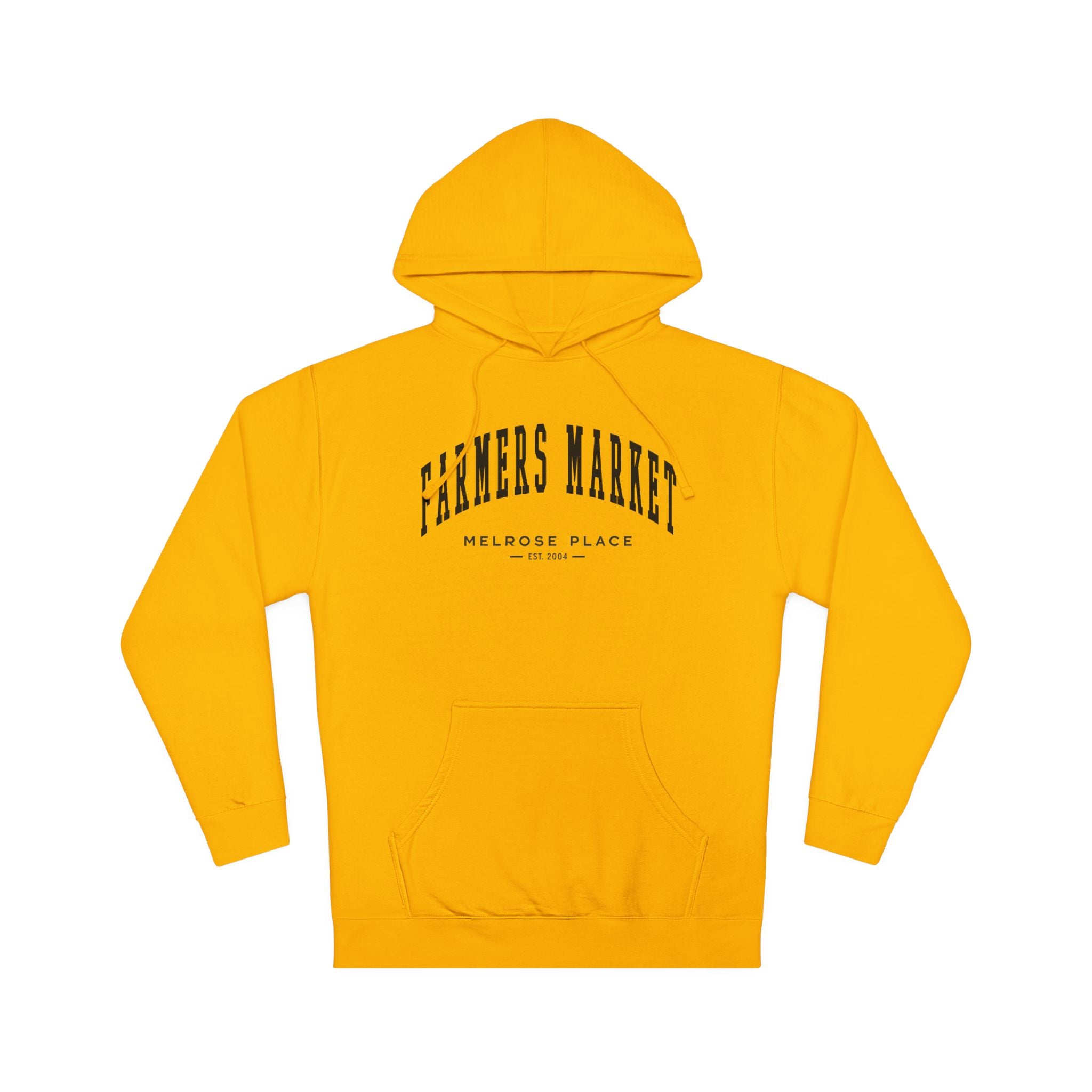Melrose Place Farmers Market Collegiate Hoodie (Small City Text)