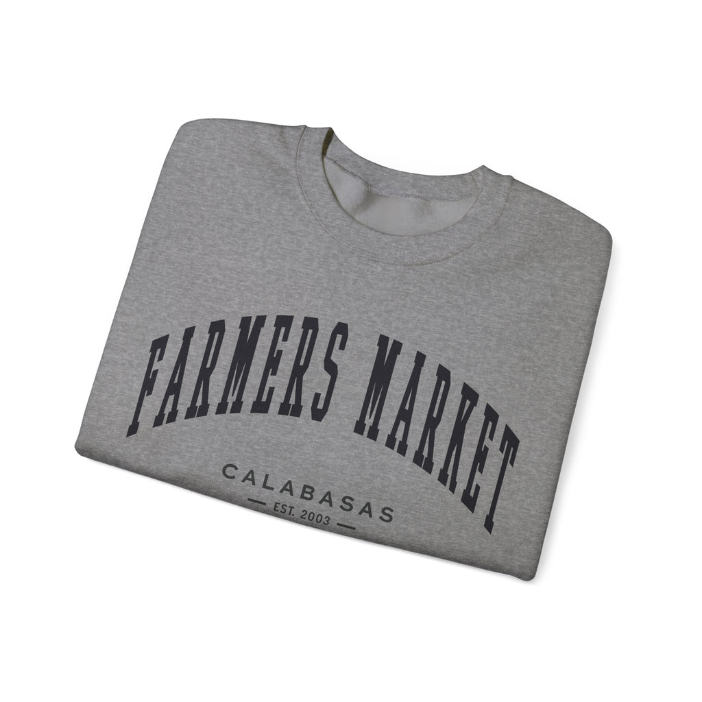 Calabasas Farmers Market Collegiate Crewneck (Small City Text)