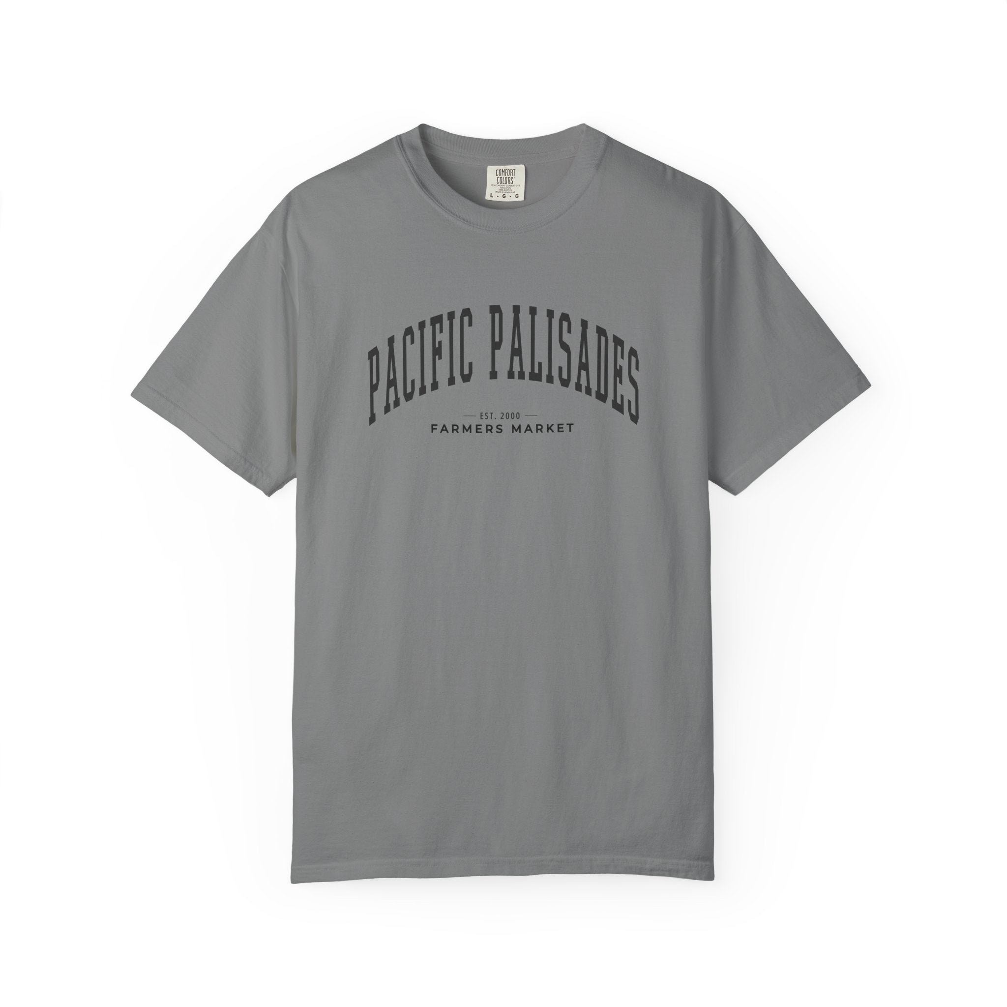 Pacific Palisades Farmers Market Tee (Large City Text)