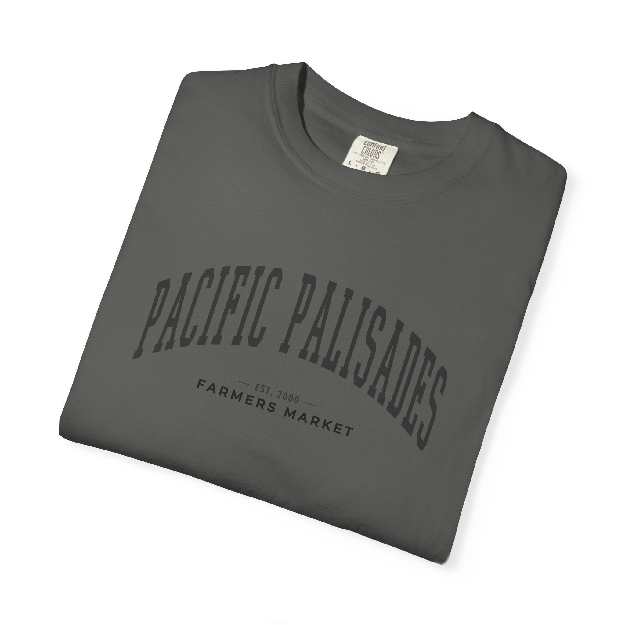 Pacific Palisades Farmers Market Tee (Large City Text)