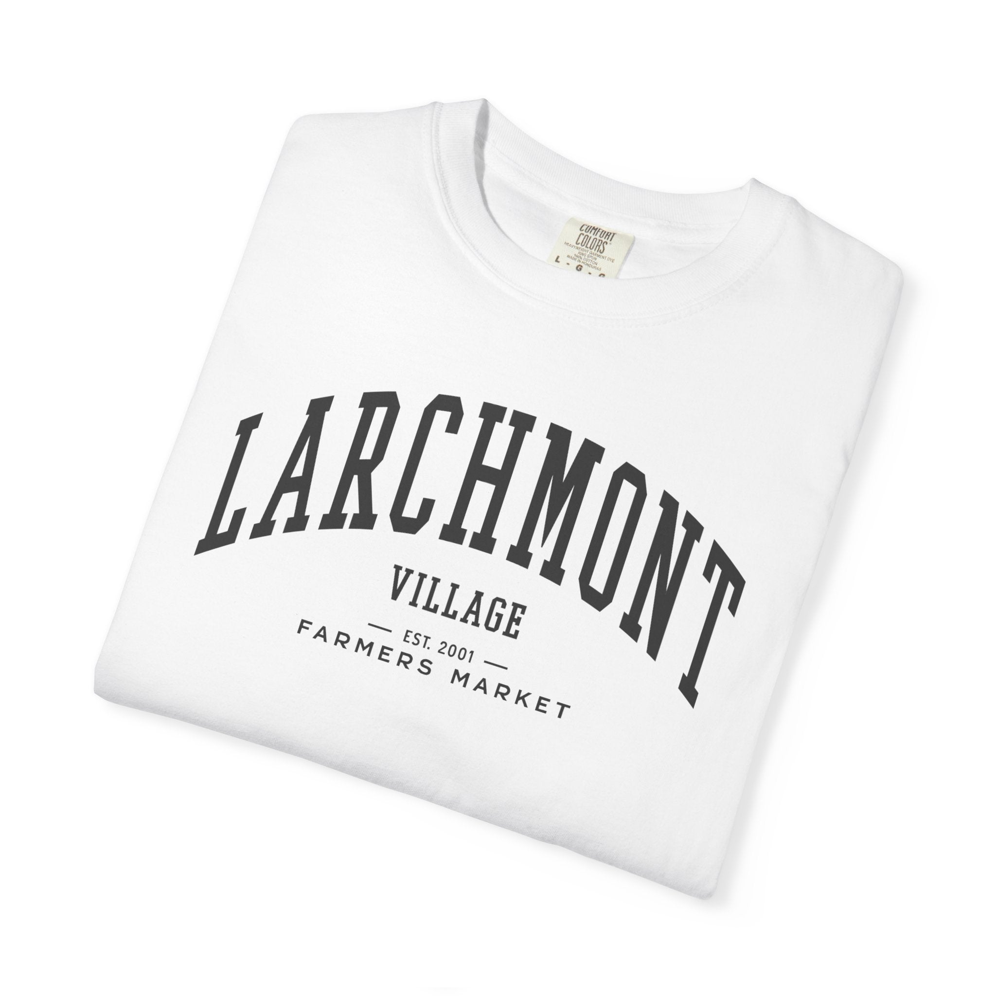 Larchmont Village Farmers Market Tee (Large City Text)