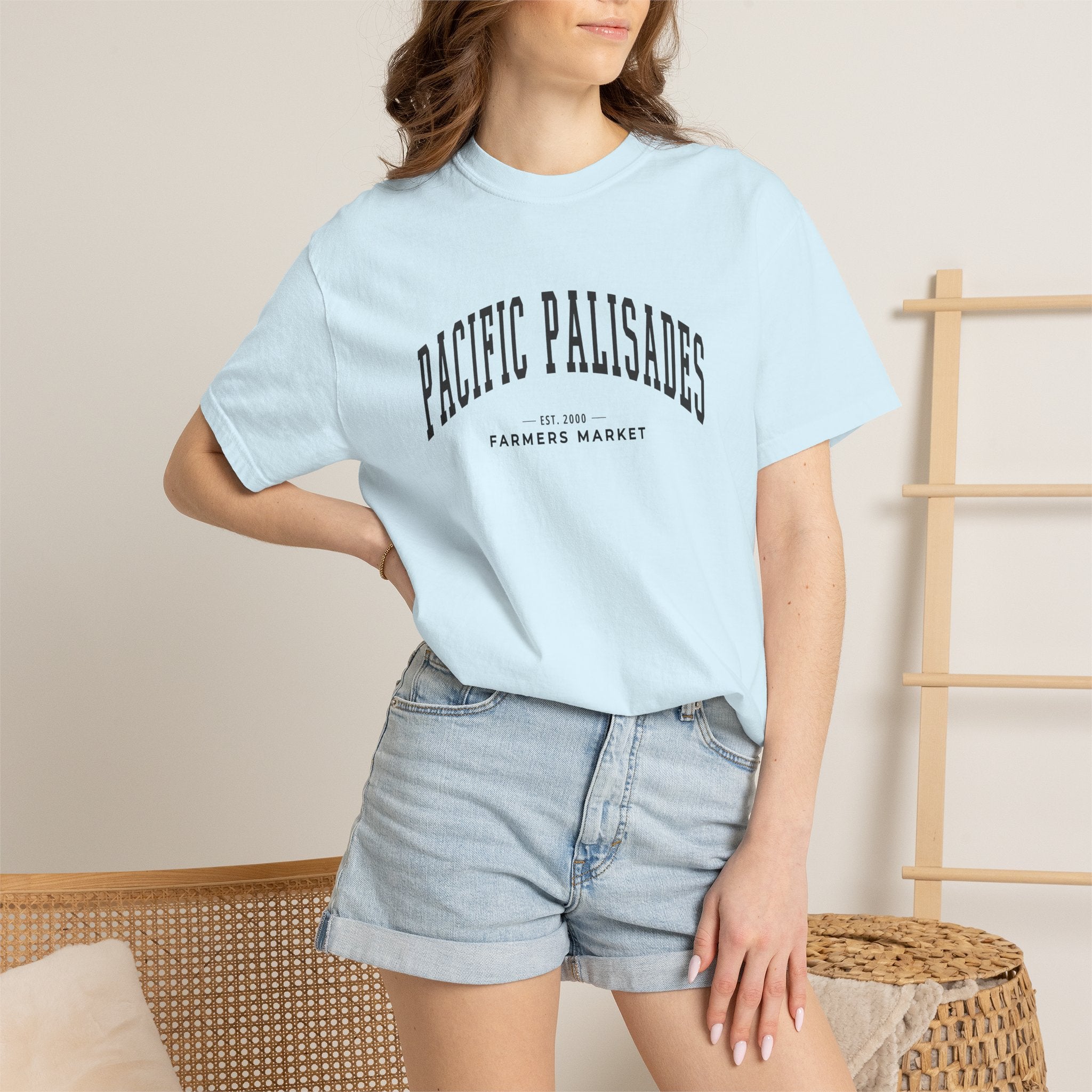 Pacific Palisades Farmers Market Tee (Large City Text)