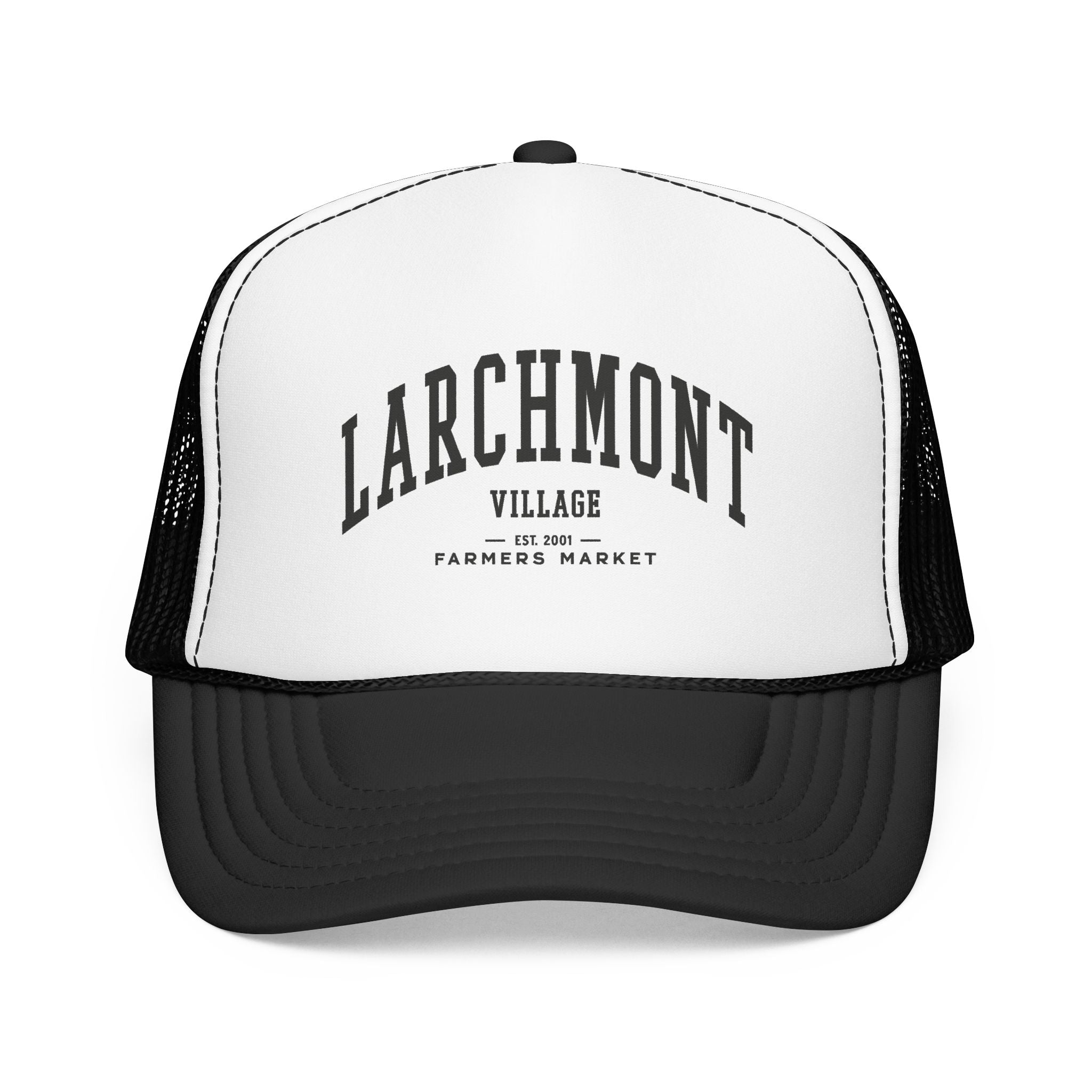 Larchmont Village Market Trucker Hat (Large City Text)