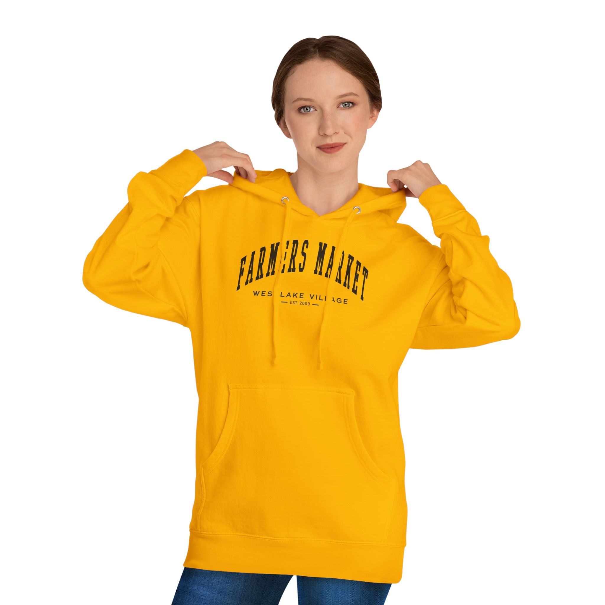 Westlake Village Farmers Market Collegiate Hoodie (Small City Text)