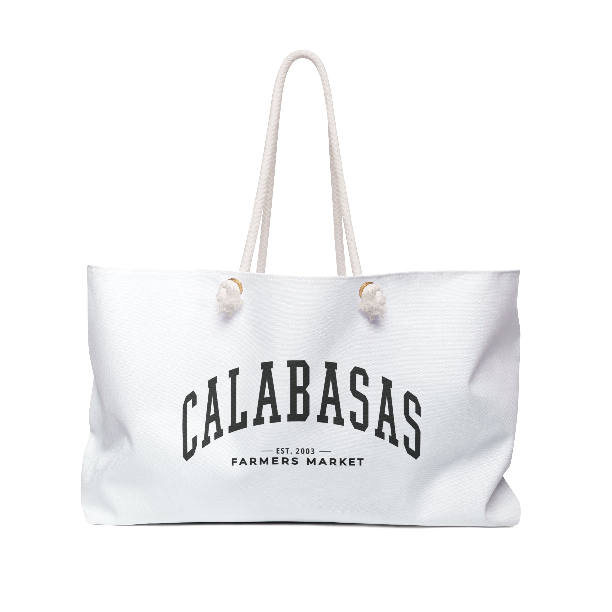 Calabasas Weekender Tote (Large City Text)
