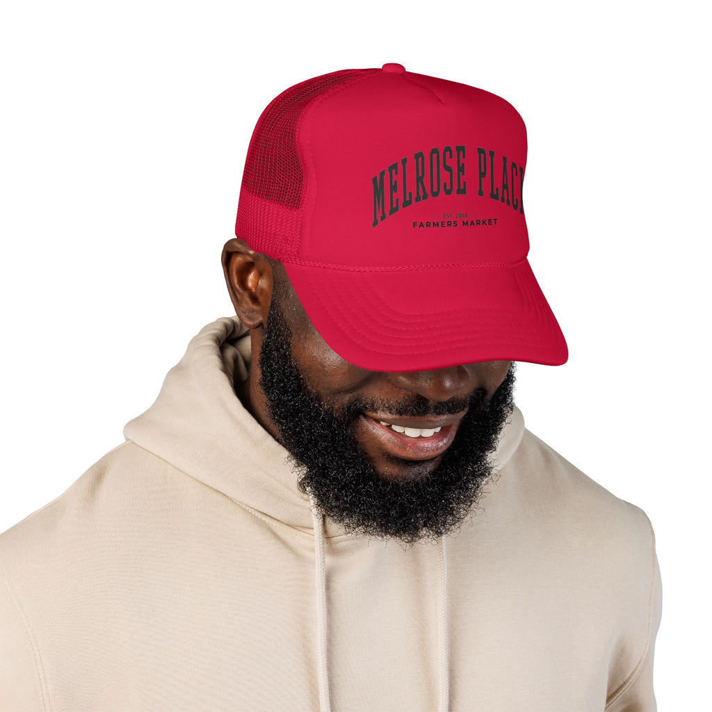 Melrose Place Market Trucker Hat (Large City Text)