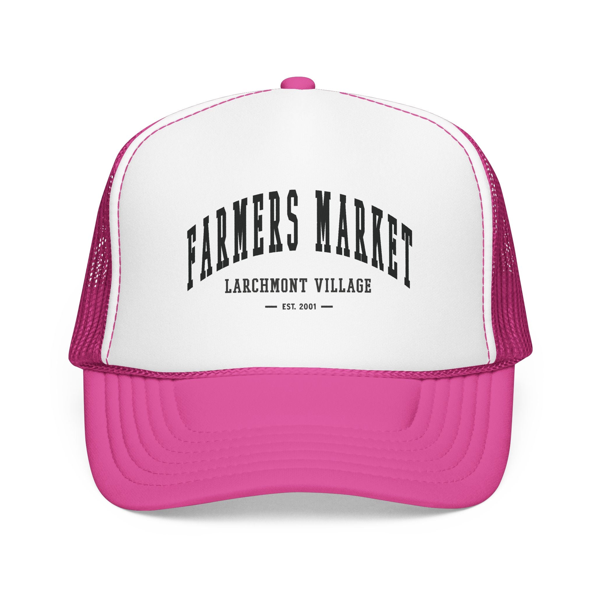 Larchmont Village Market Trucker Hat (Small City Text)
